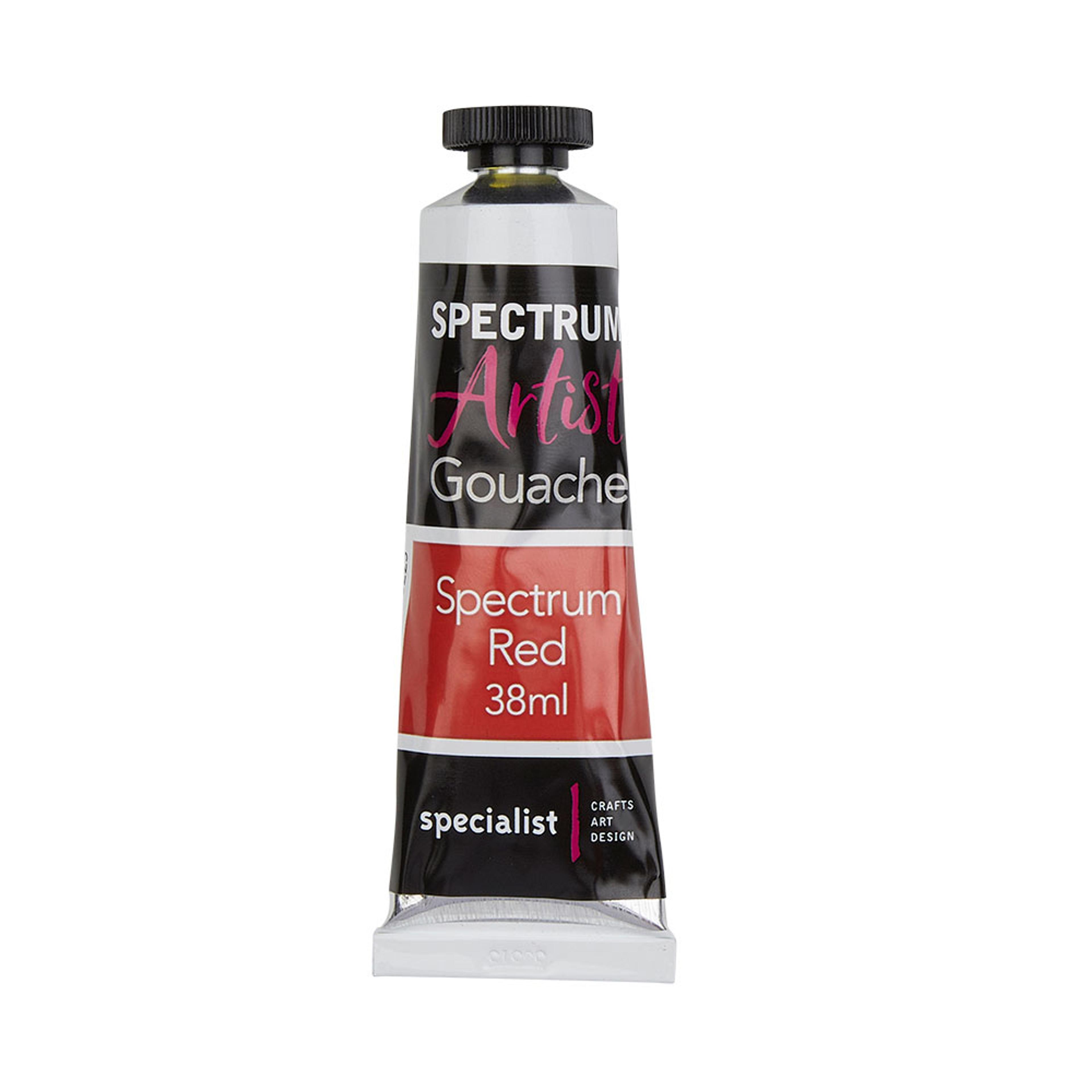 Specialist Crafts Artist Gouache Tubes 38ml - Specialist Crafts Red
