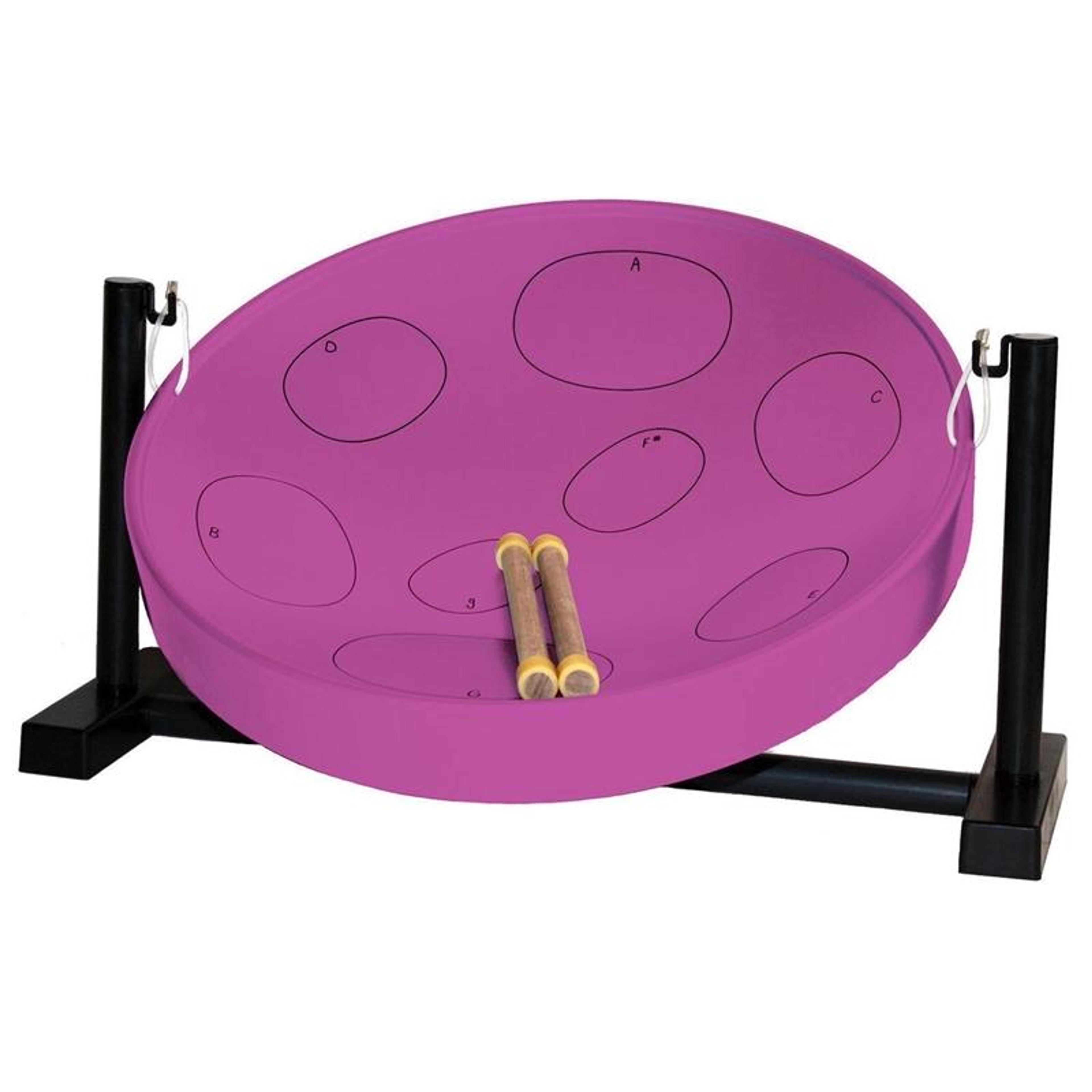 Jumbie Jam Table Top Steel Pan - Purple