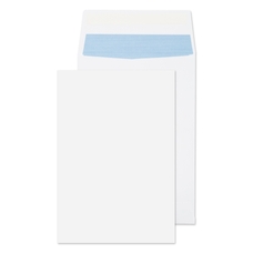 C4 Gusset Non-Window Envelopes Peel & Seal White - Pack of 125