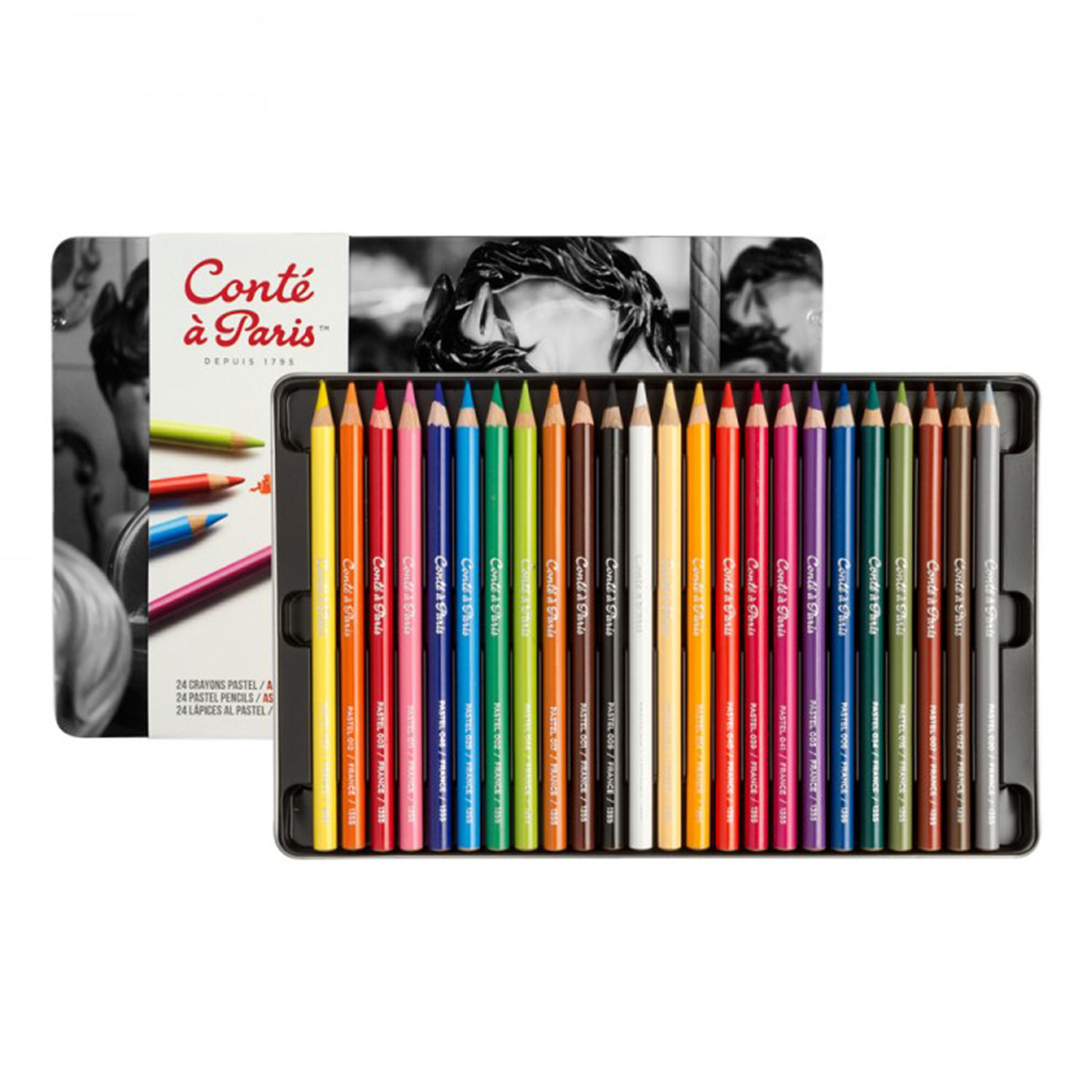 Conte Pastel Pencils Set of 24