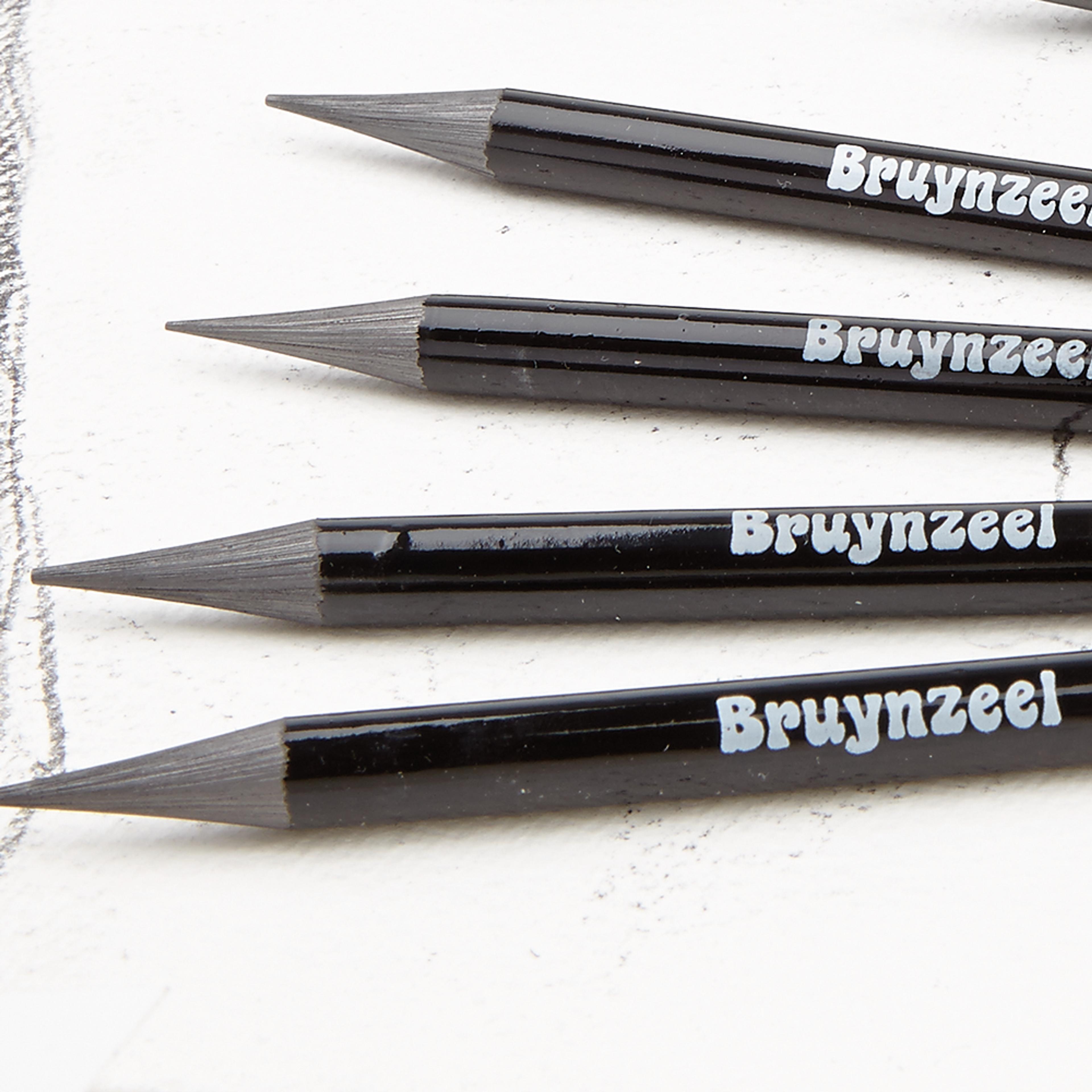 Bruynzeel Design Graphite Pencils - 4B. Pack of 12