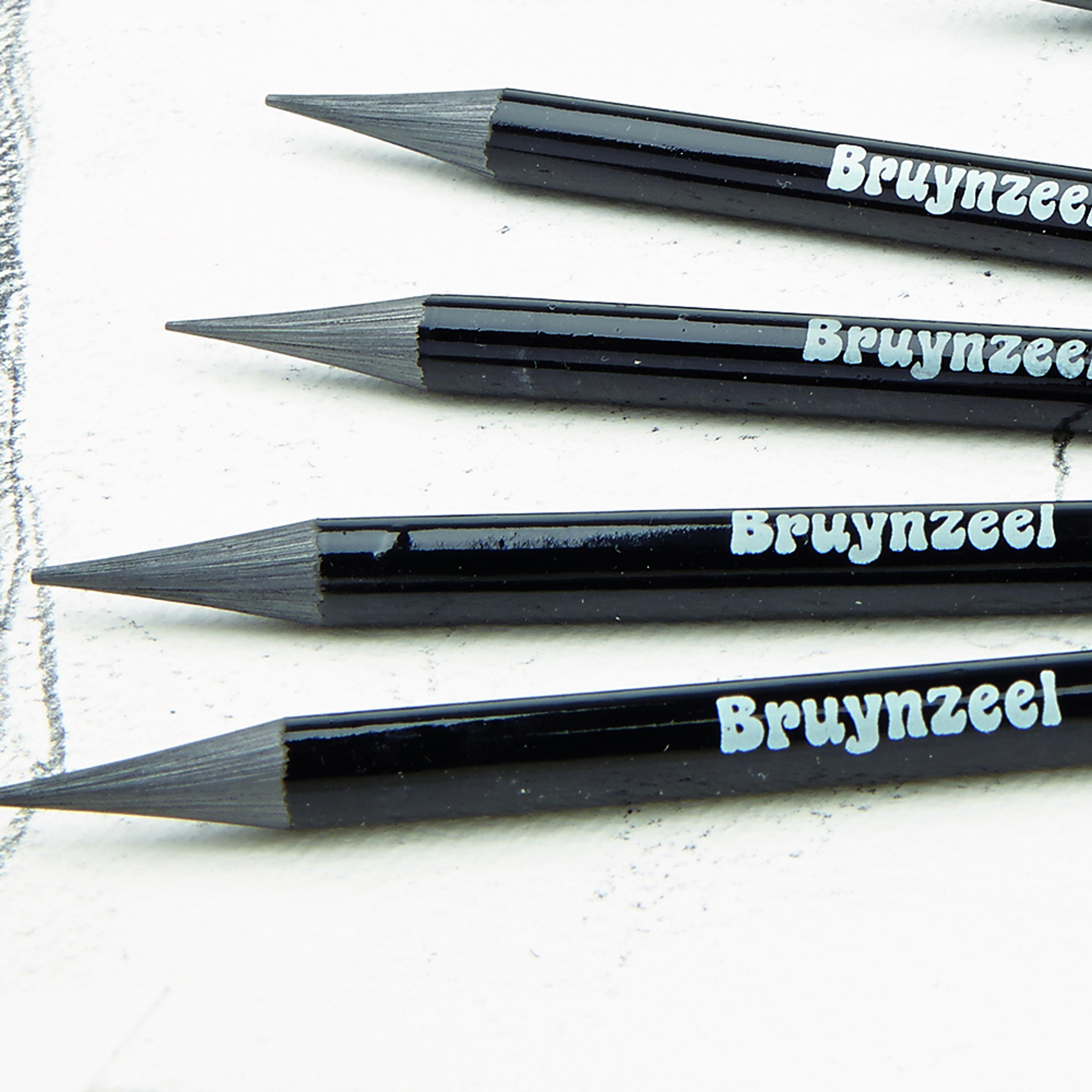 Bruynzeel Design Graphite Pencils - 6B. Pack of 12