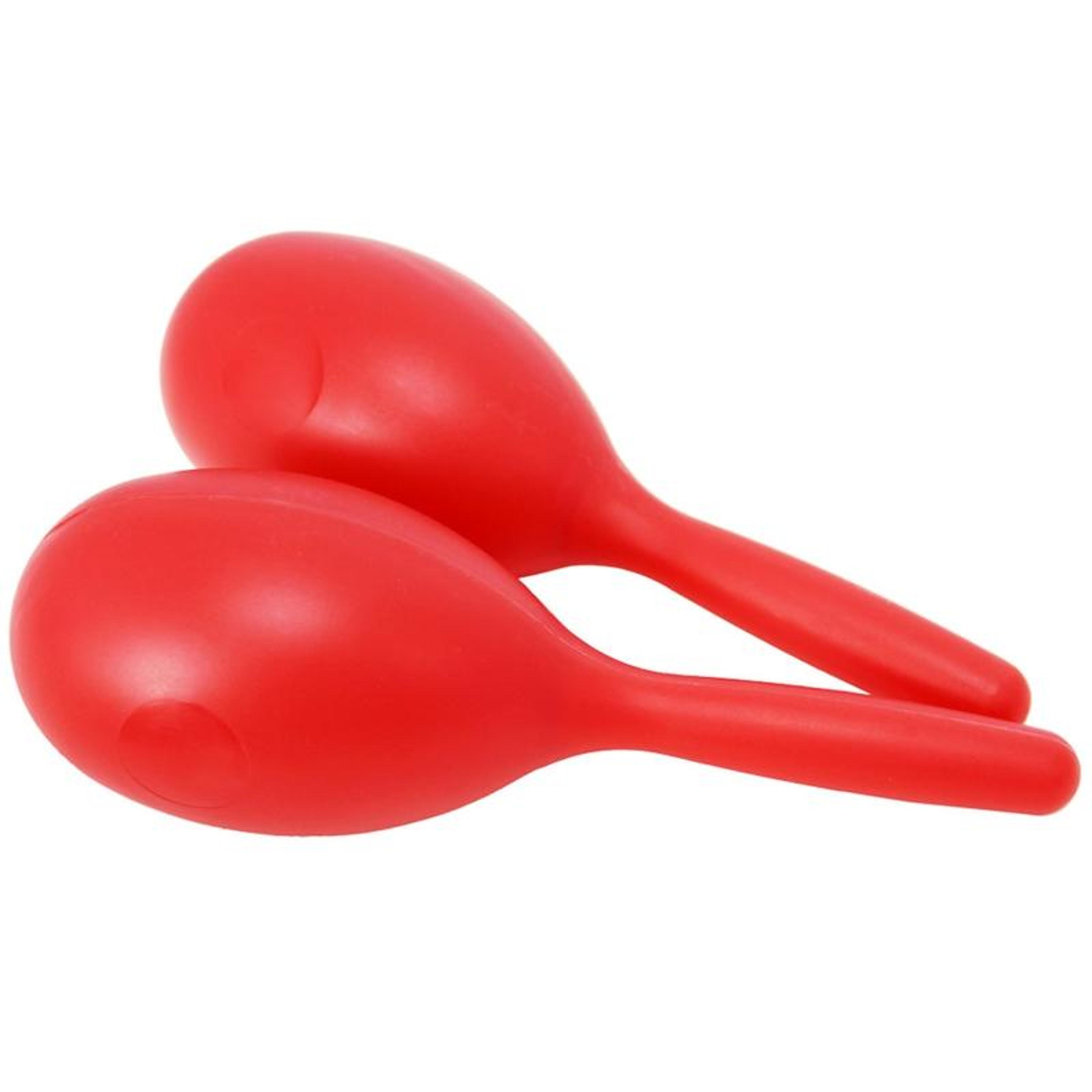 A-Star Plastic Maracas Medium - Red