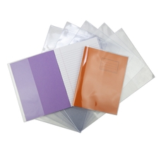 Exercise Book Covers 9 x 7in - Extra Heavy Duty 240 Micron - Pack of 100