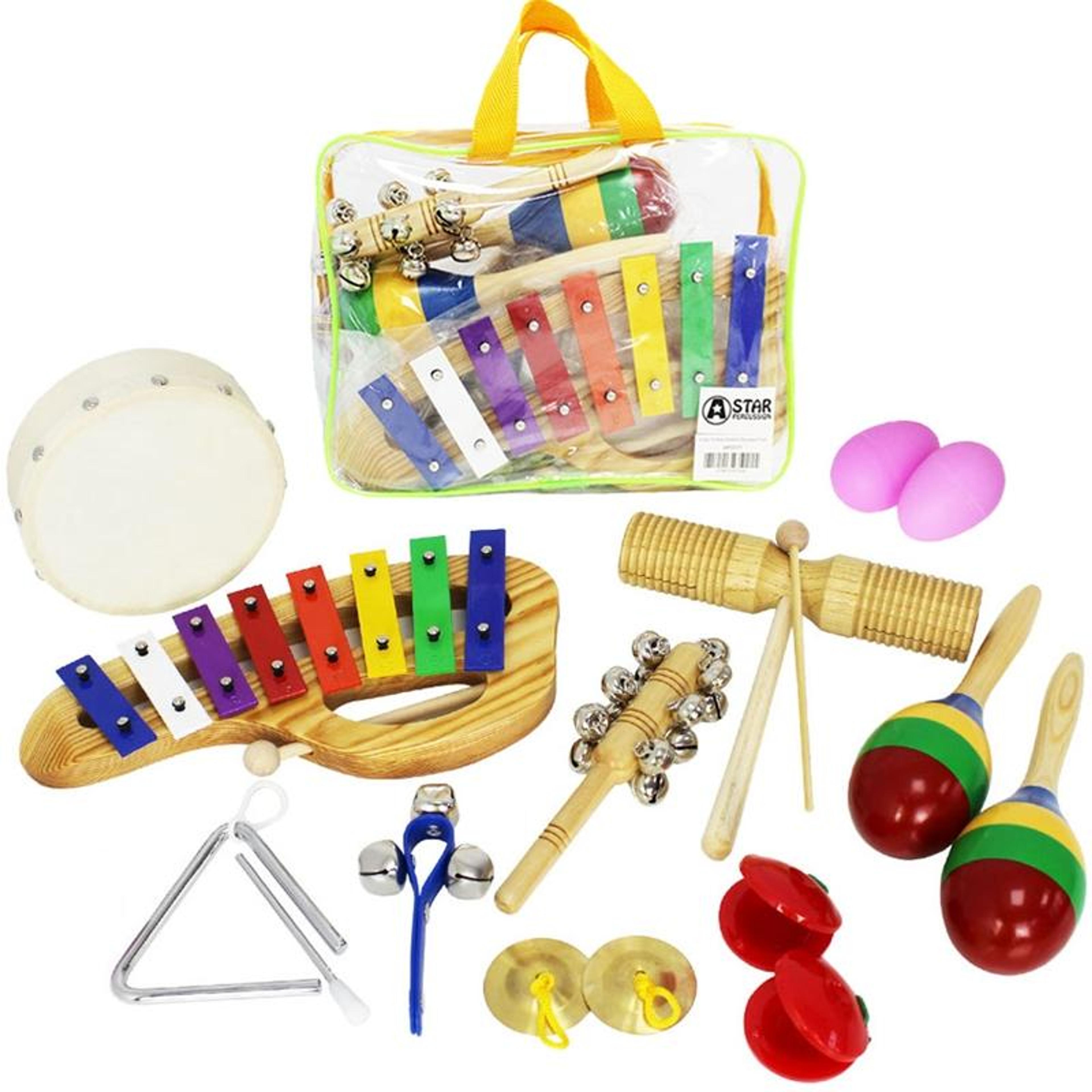 A-Star 10 Piece Childrens Percussion Pack