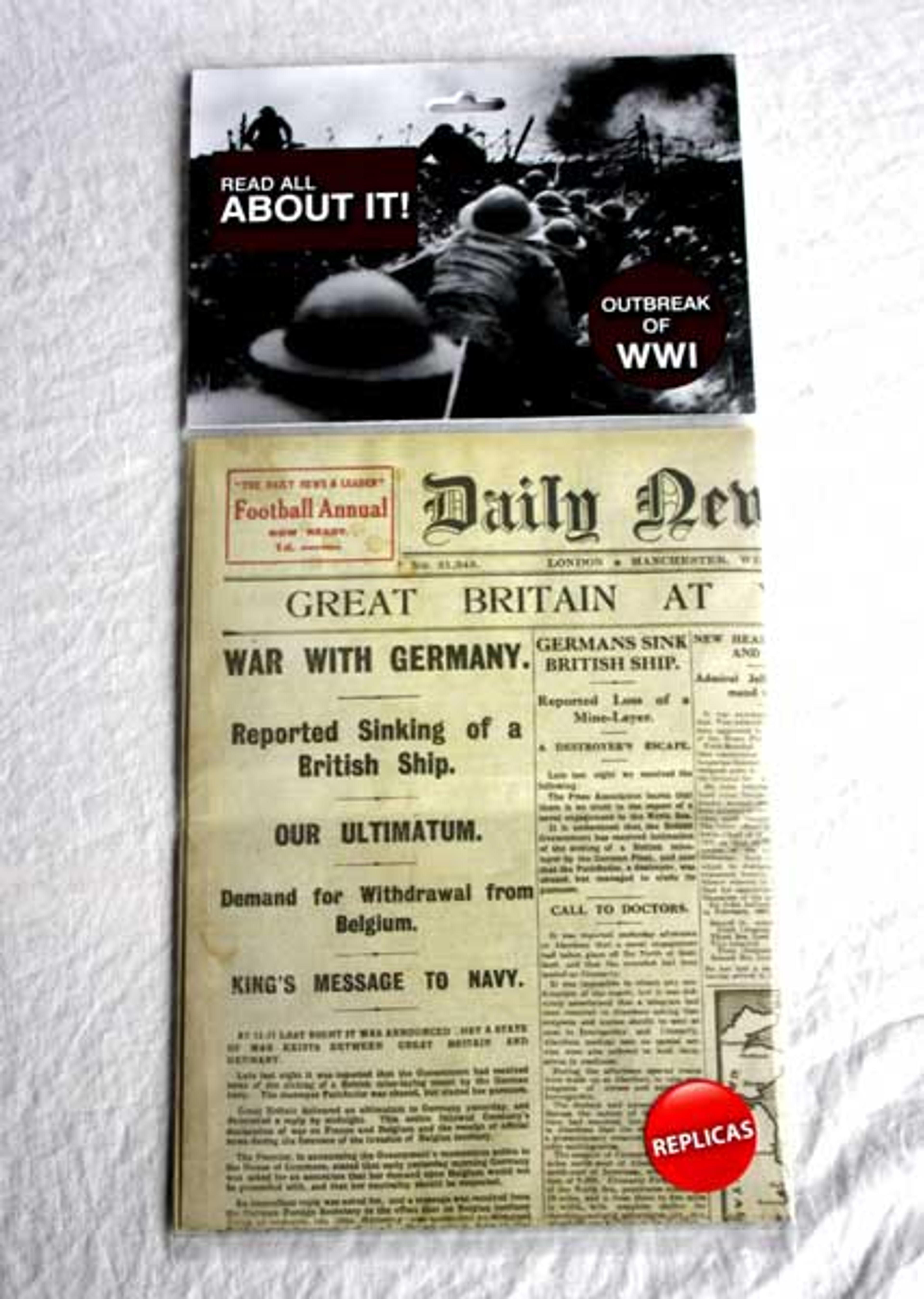 WW1 Newspaper