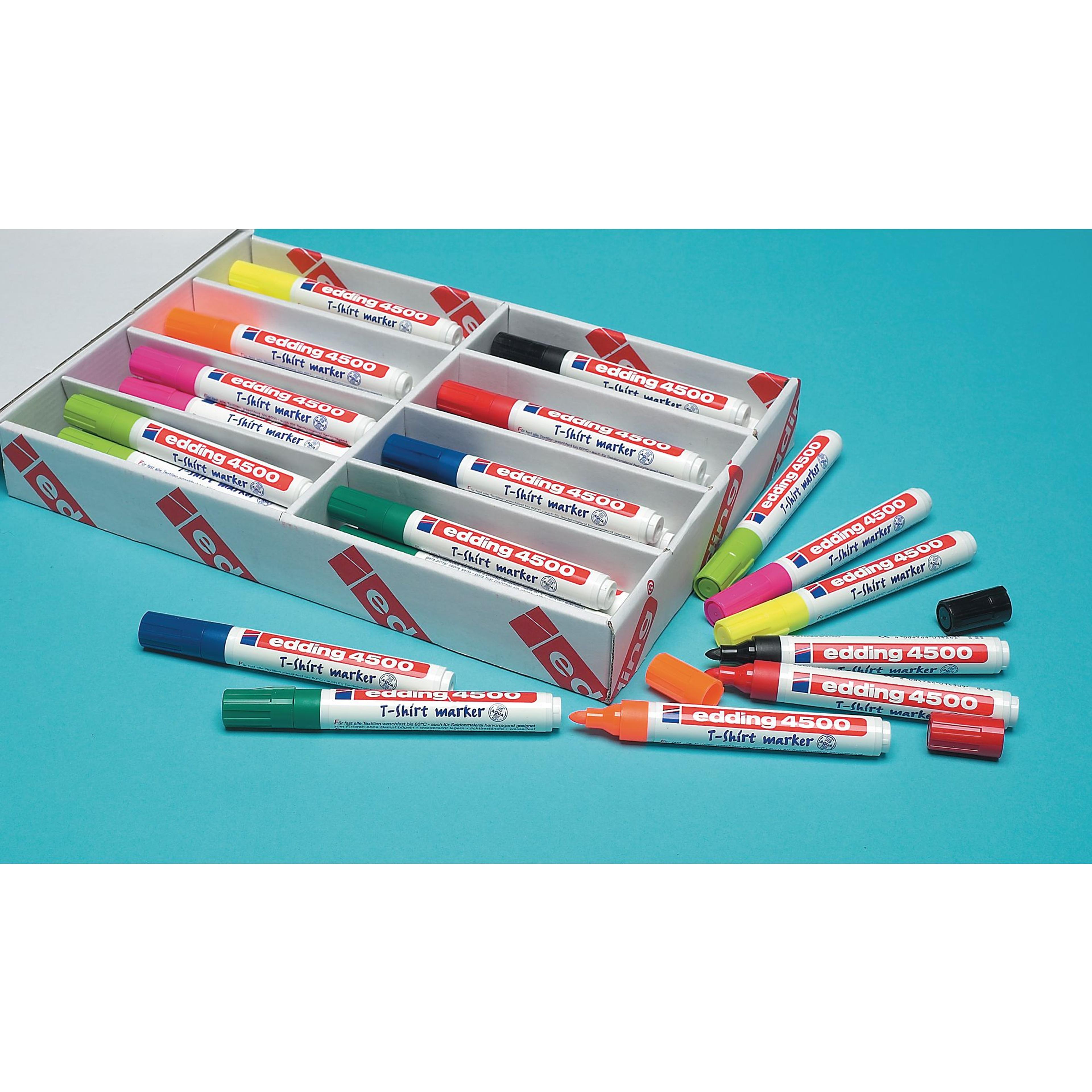 edding T-Shirt Markers - Assorted - Pack of 40