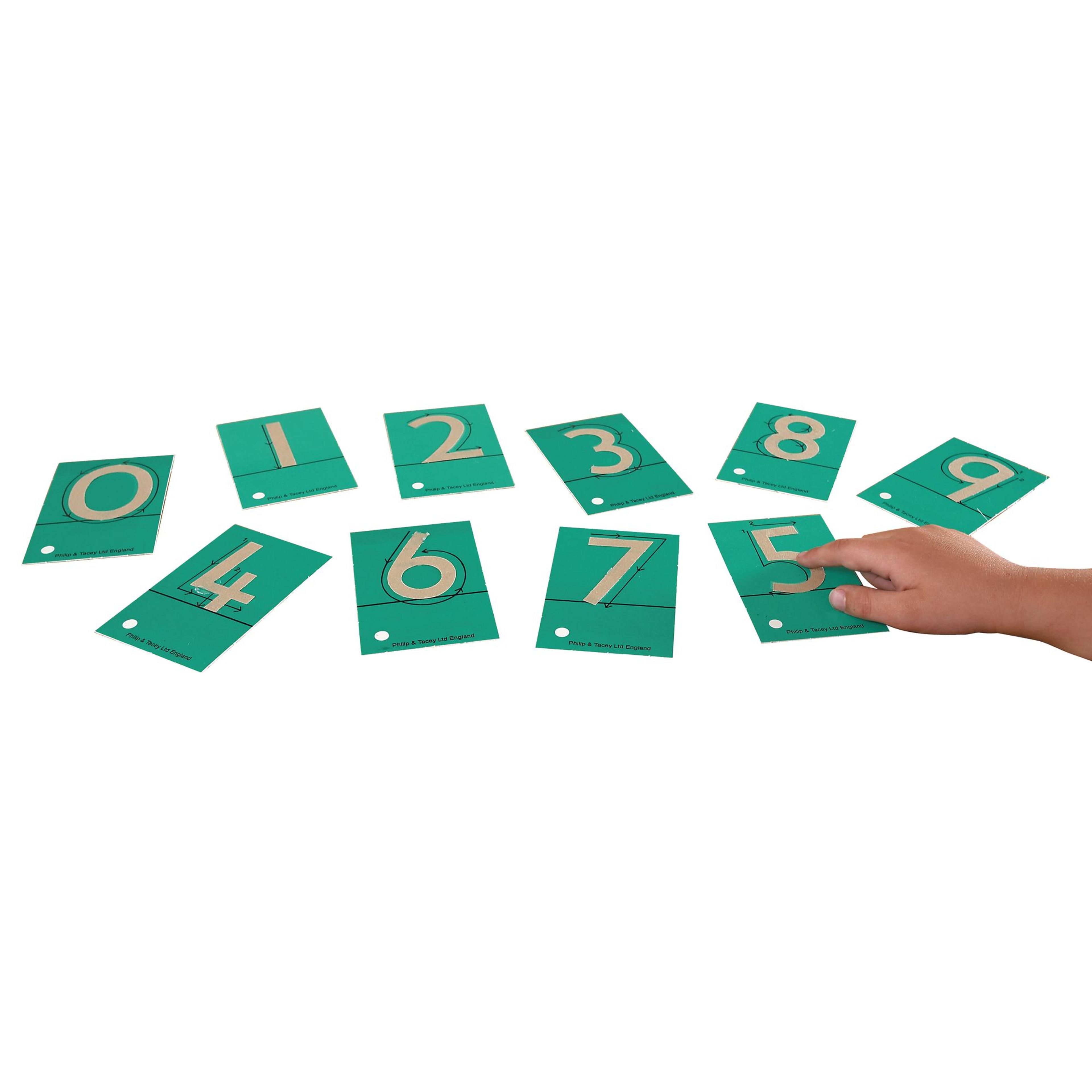 Sandpaper Numerals 0-10