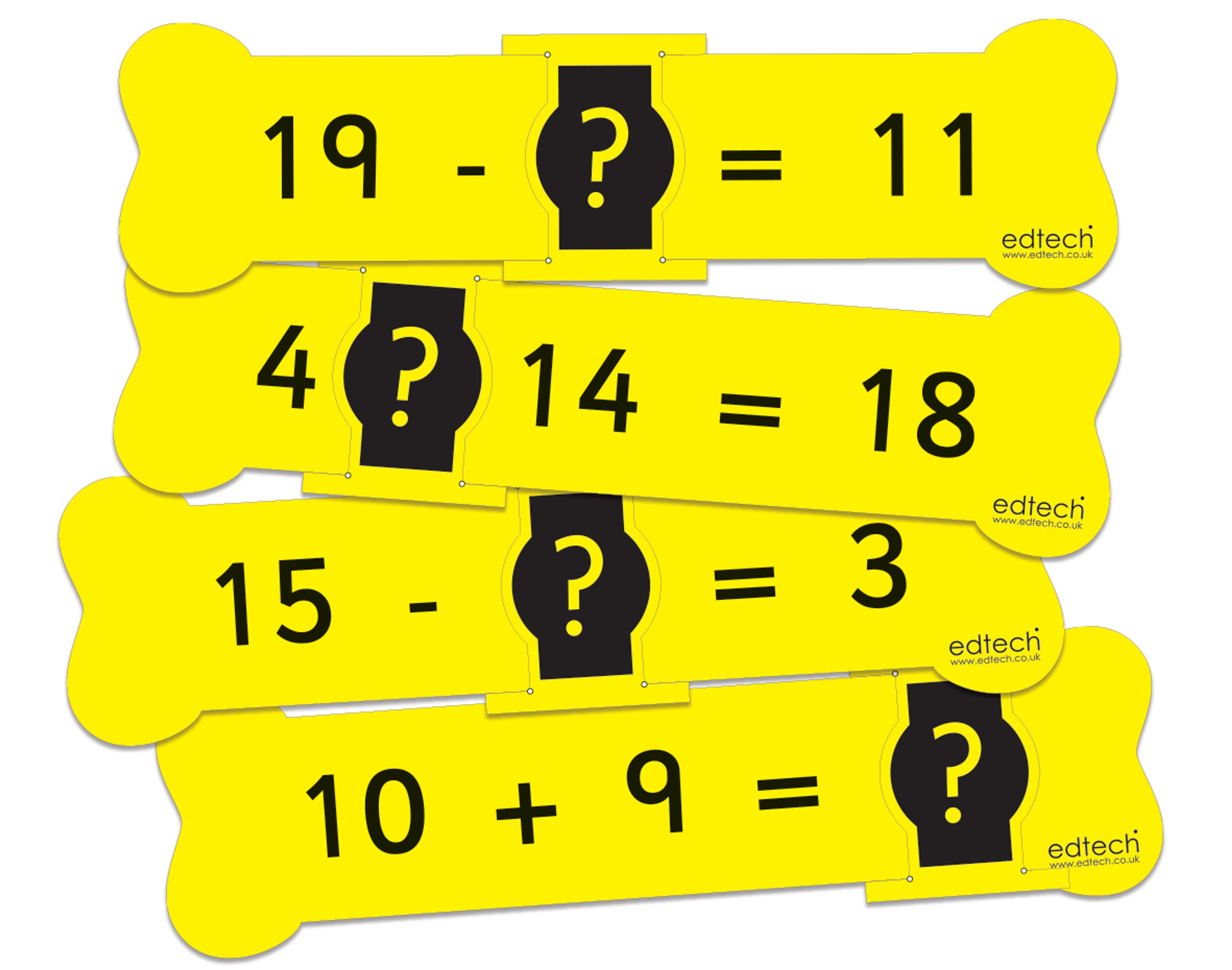 SPACERIGHT Number Crunchers to 20 - Pack of 100