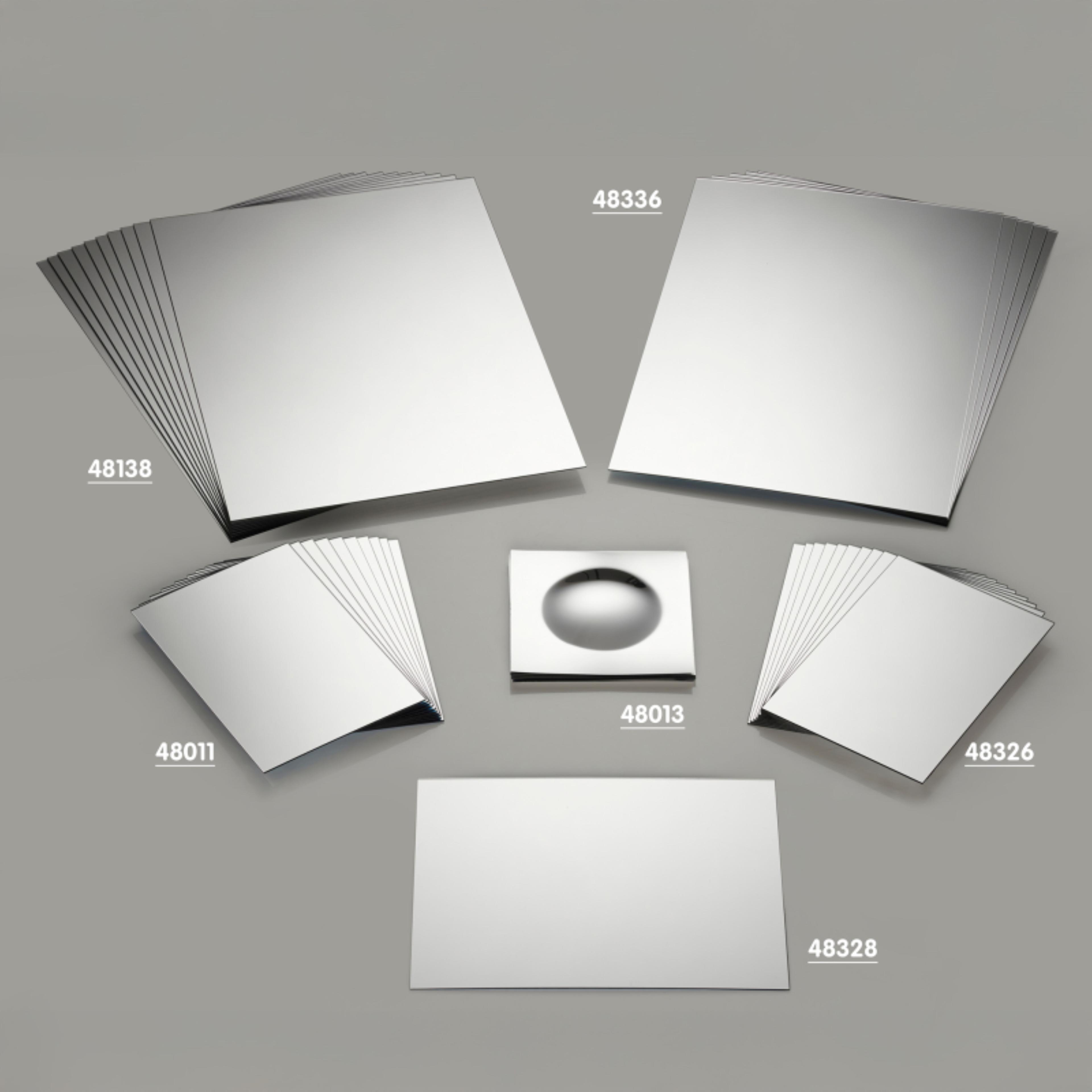 Plastic Flexible Mirrors - 150x100mm - Pack of 10