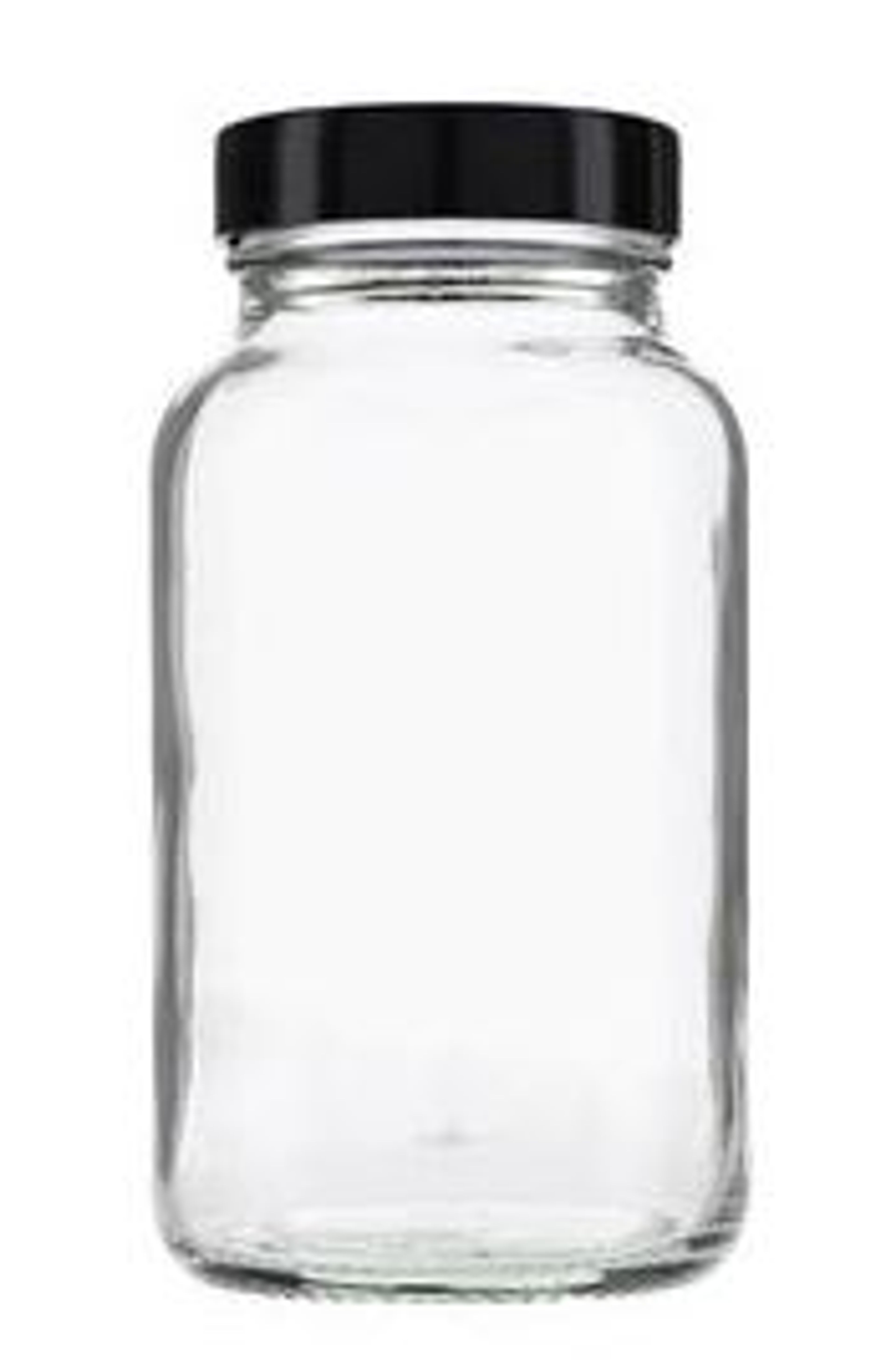 Clear Glass Jar with Screw Cap - 500ml