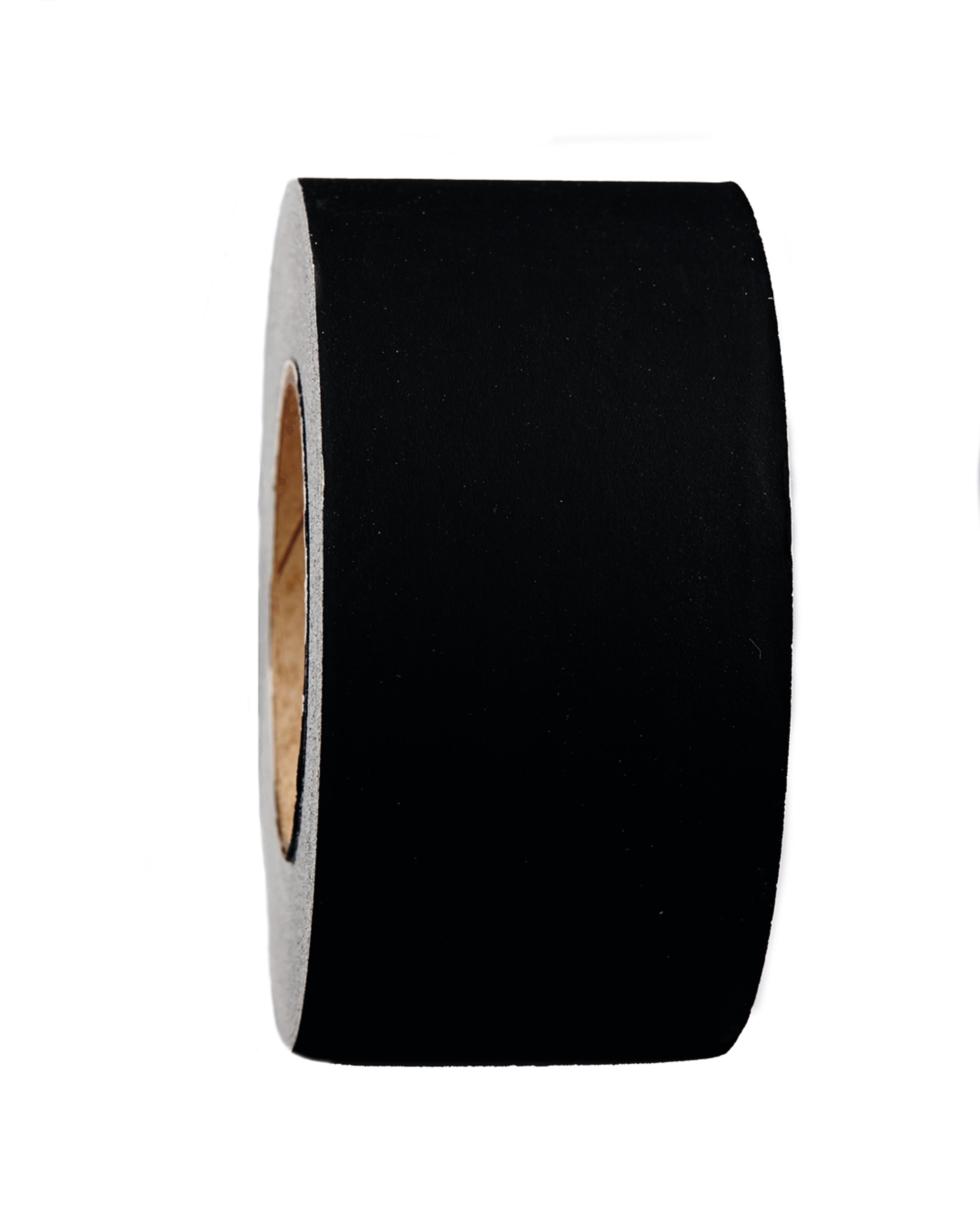 EduCraft Straight Paper Border Rolls - Black - 48mm x 50m - Pack of 6