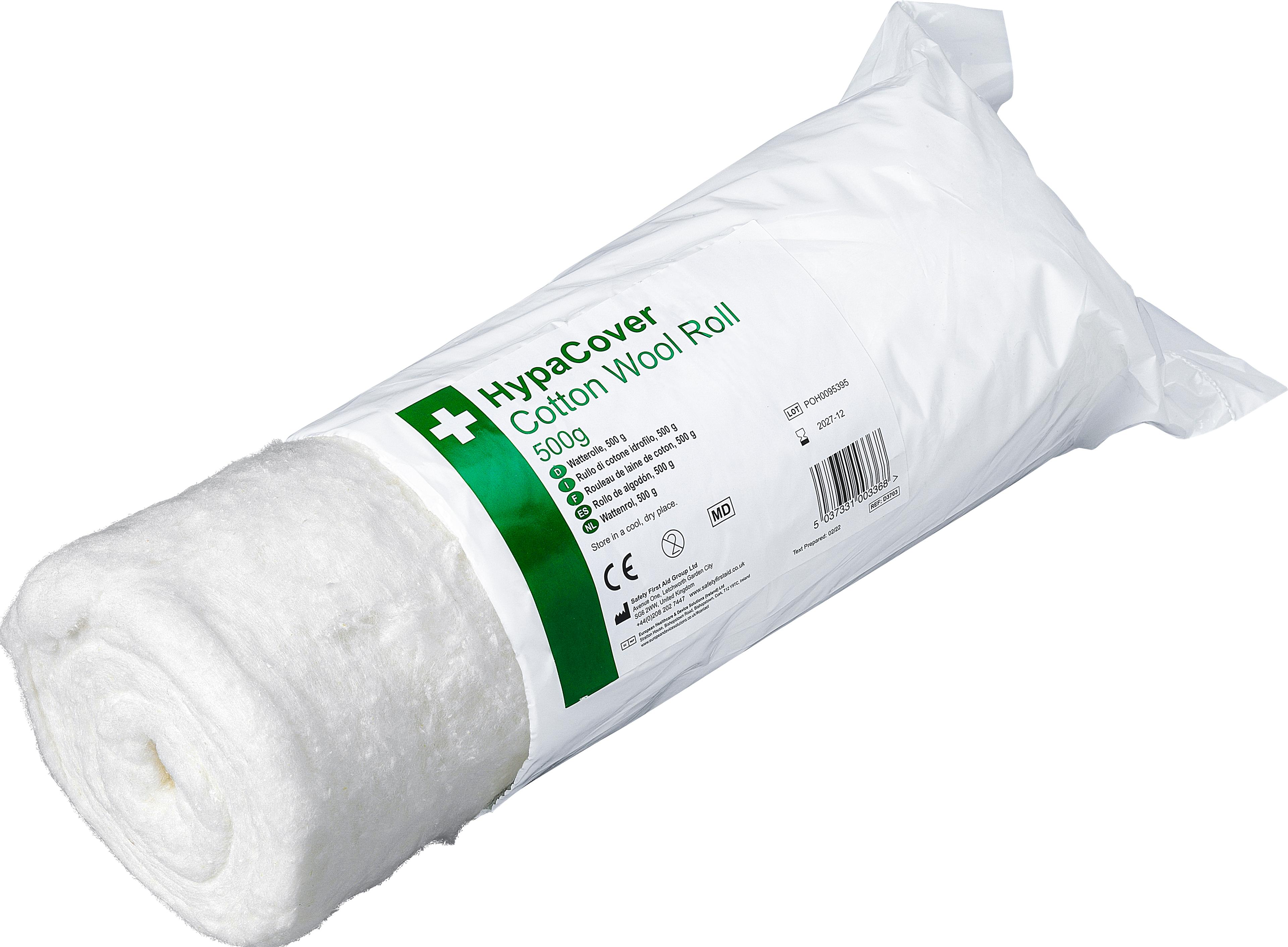 Cotton Wool Roll - 500g roll