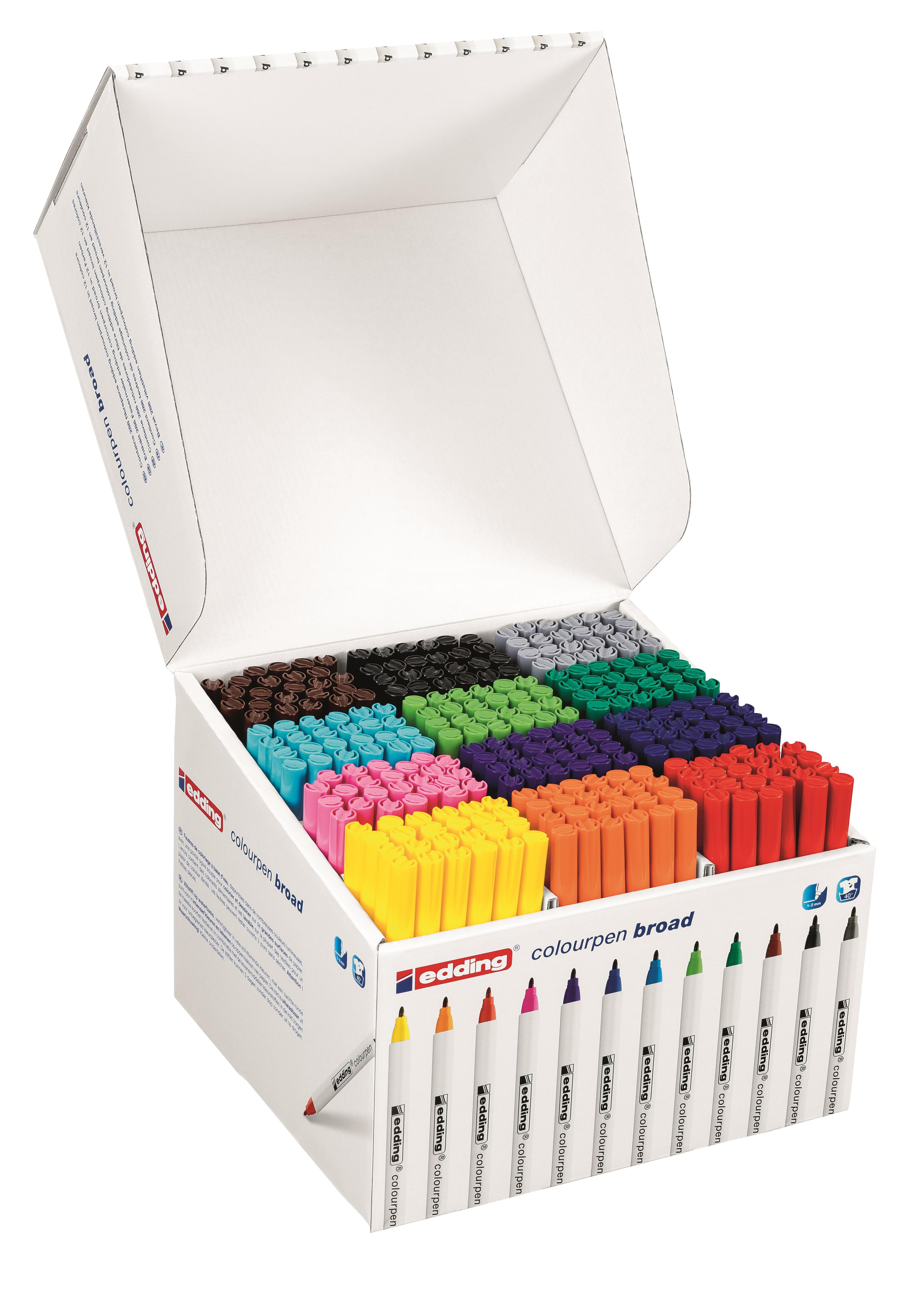 edding Colourpen - Assorted - Broad Tip - Pack of 288