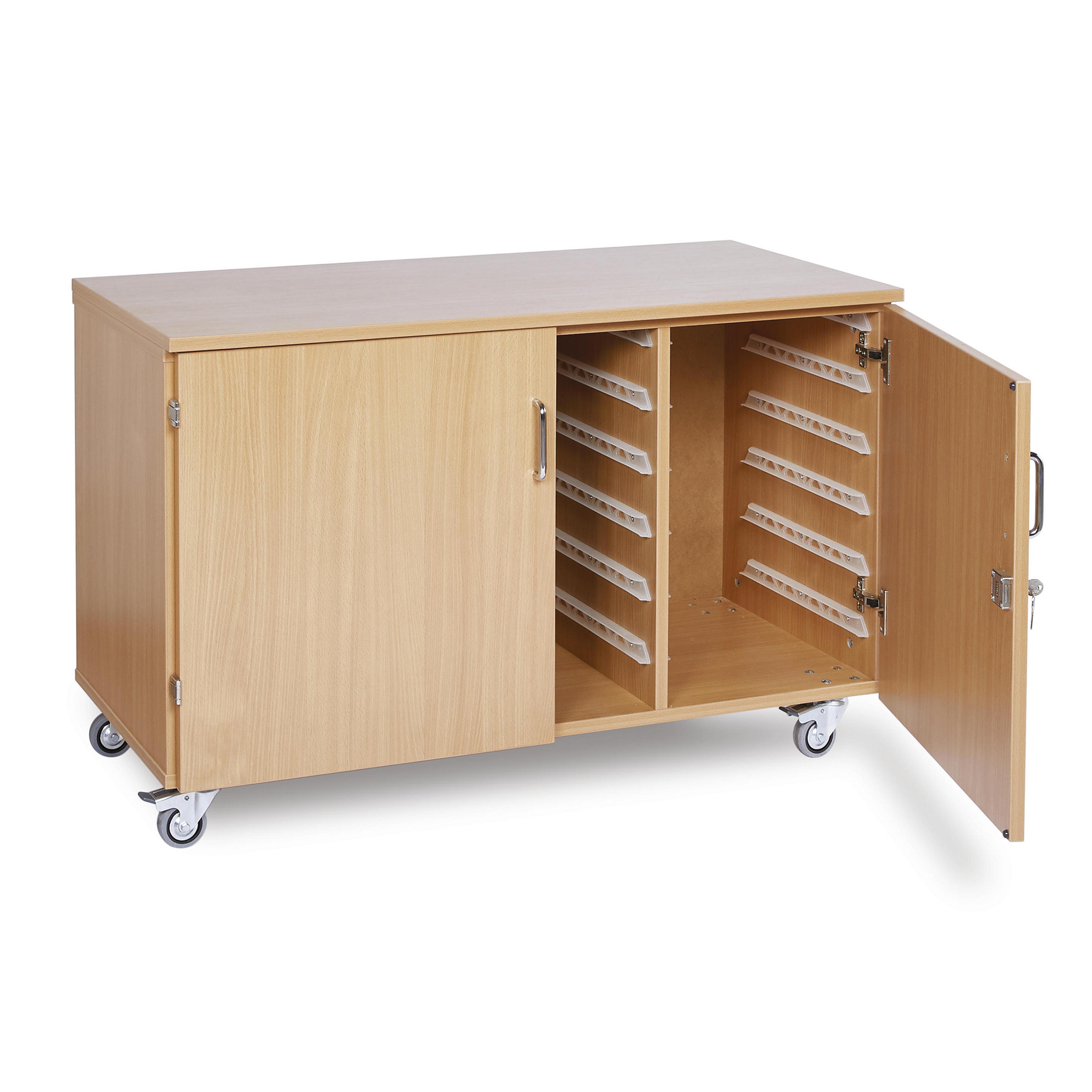 GALT 3 Bay Lockable Carcass Tray Storage Unit 