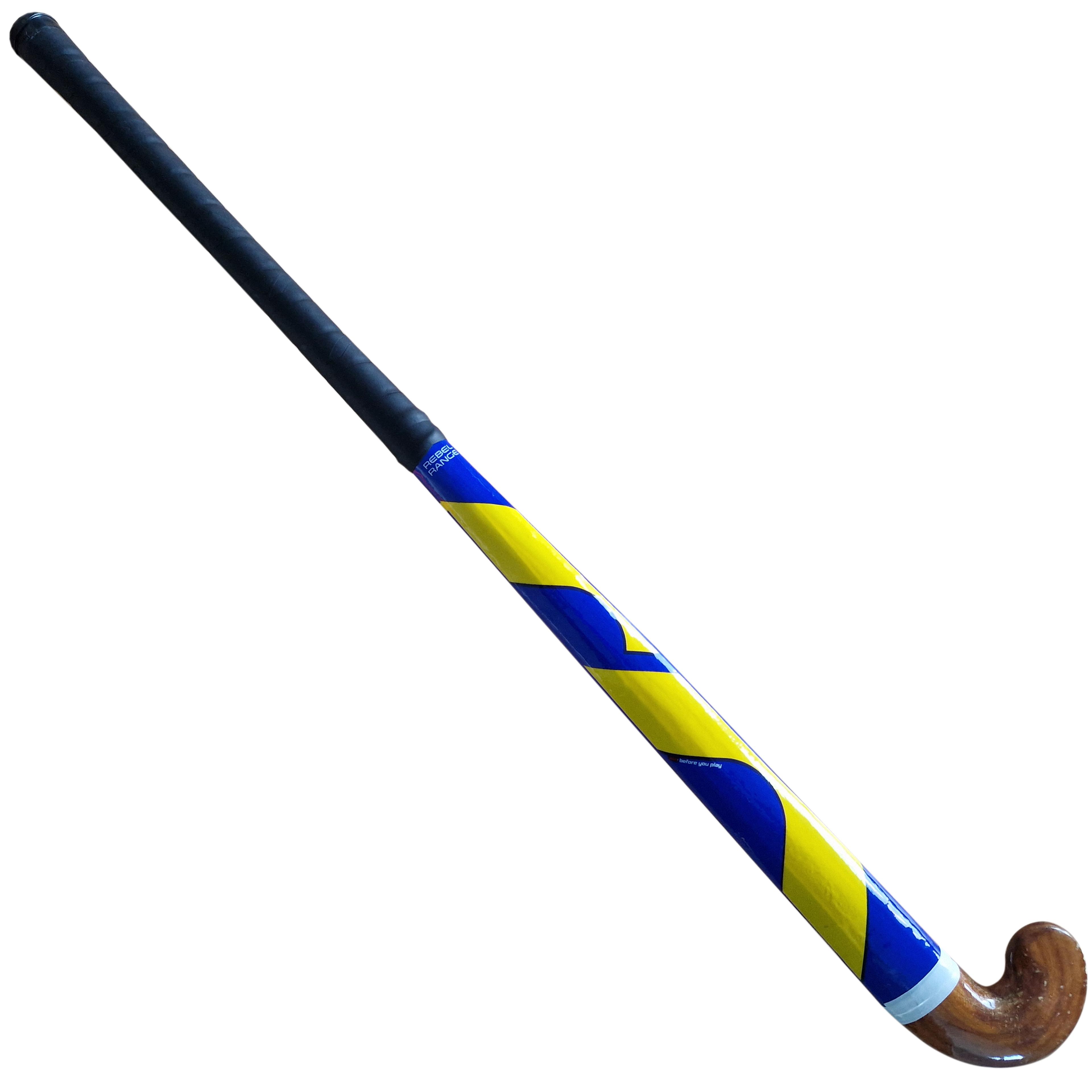 Mercian Maestro Wooden Hockey Stick - Blue - 34in