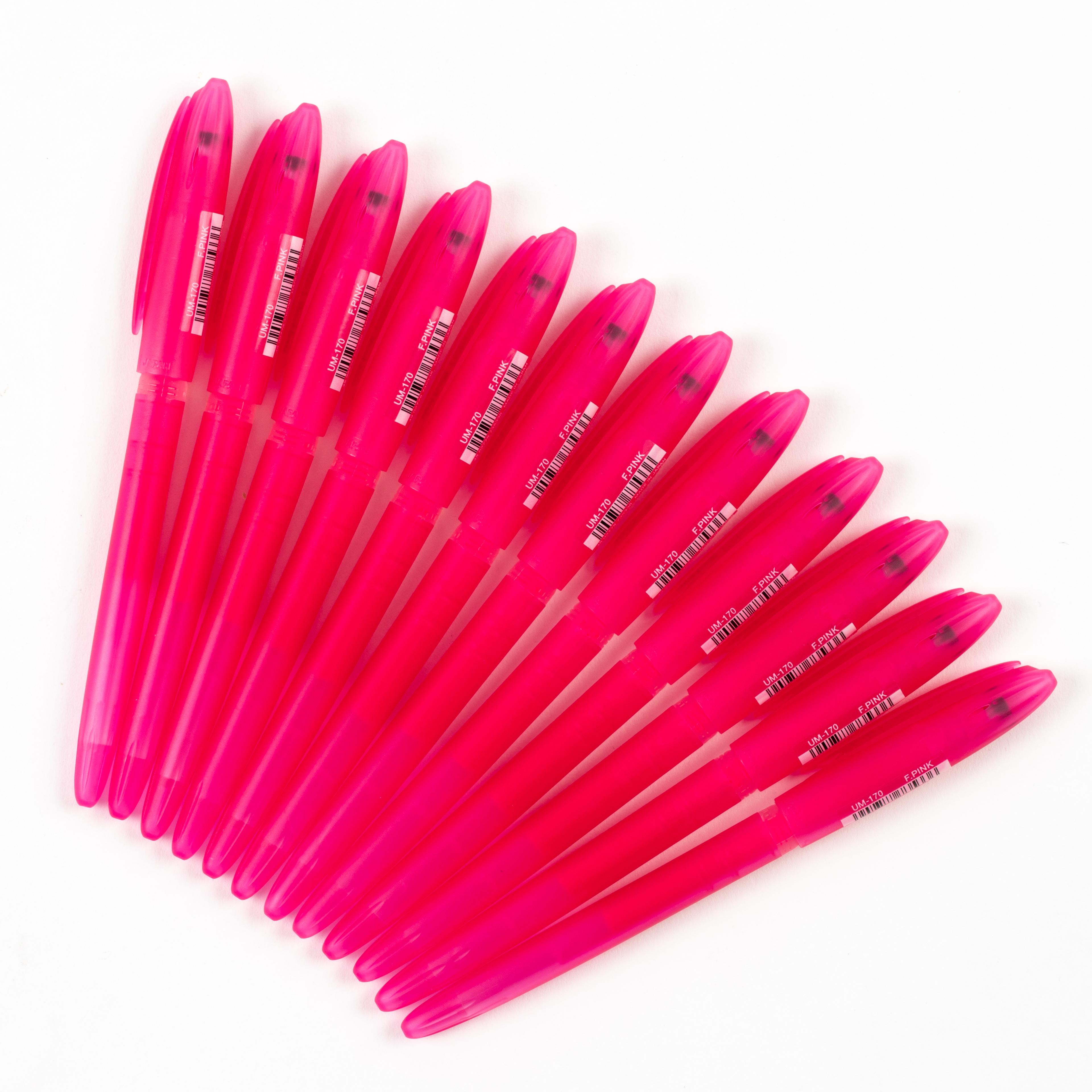 uni-ball Signo Gelstick Rollerball Pen - Pink - Pack of 12