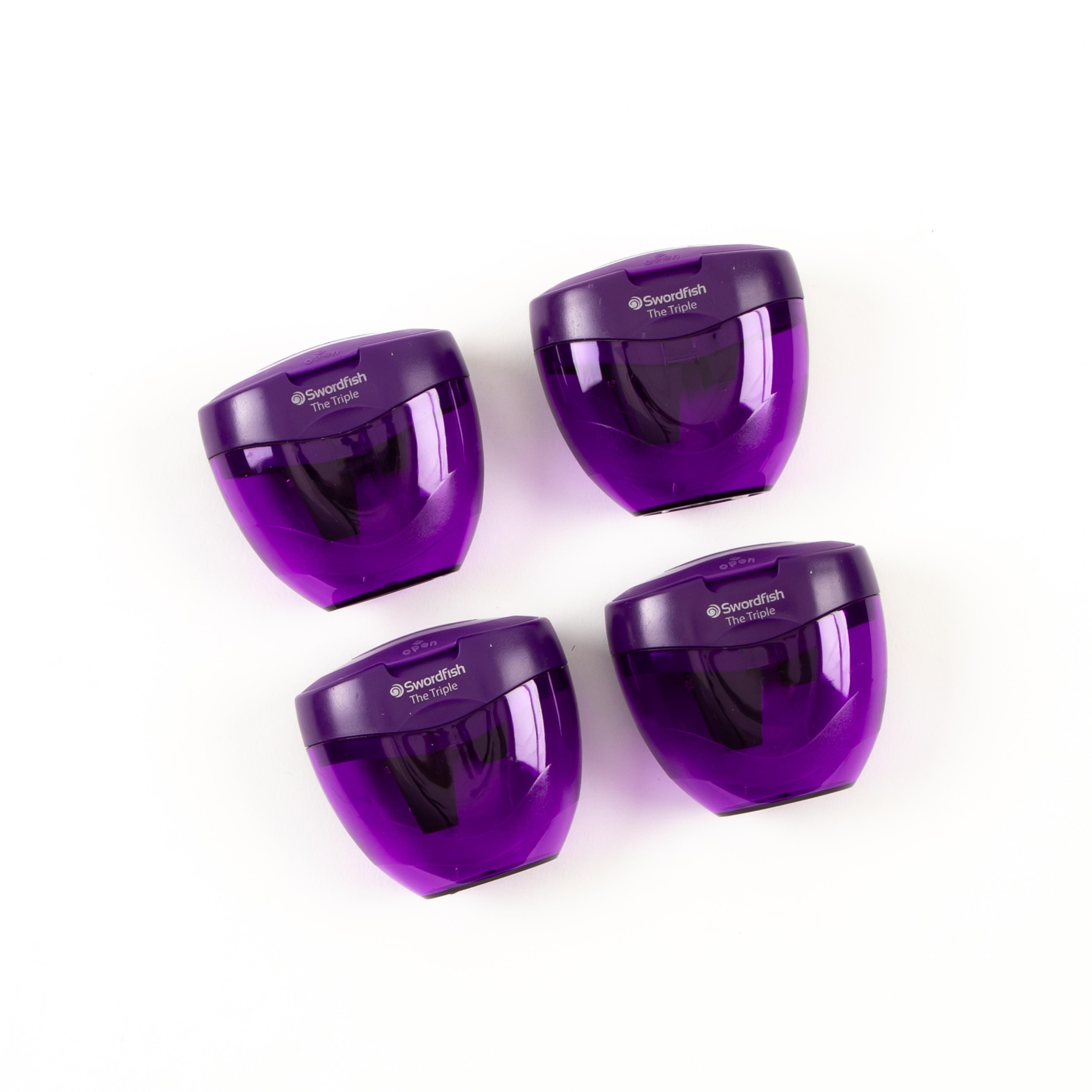  Swordfish Triple Hole Sharpener - Pack of 10