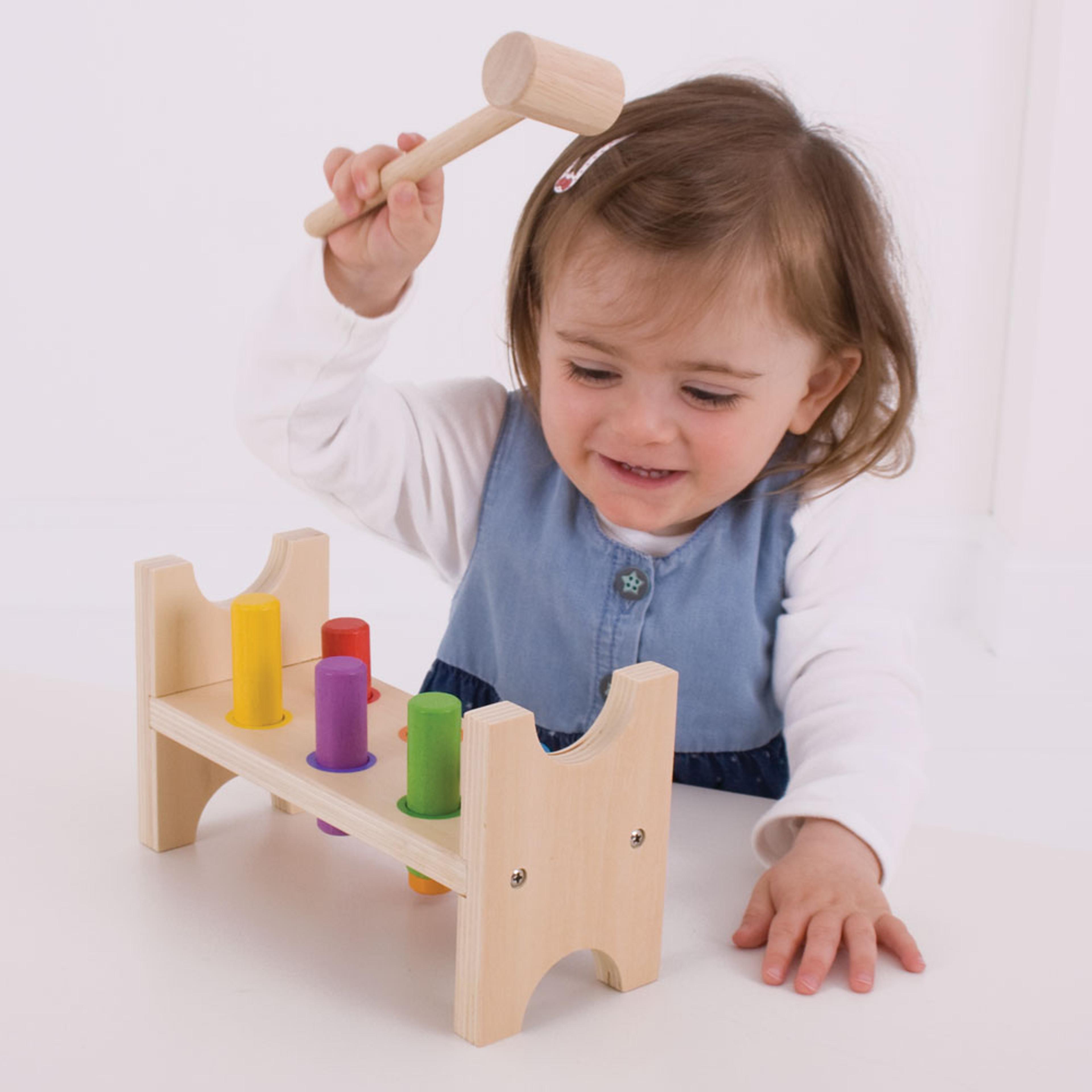 BIGJIGS Toys First Hammer Bench