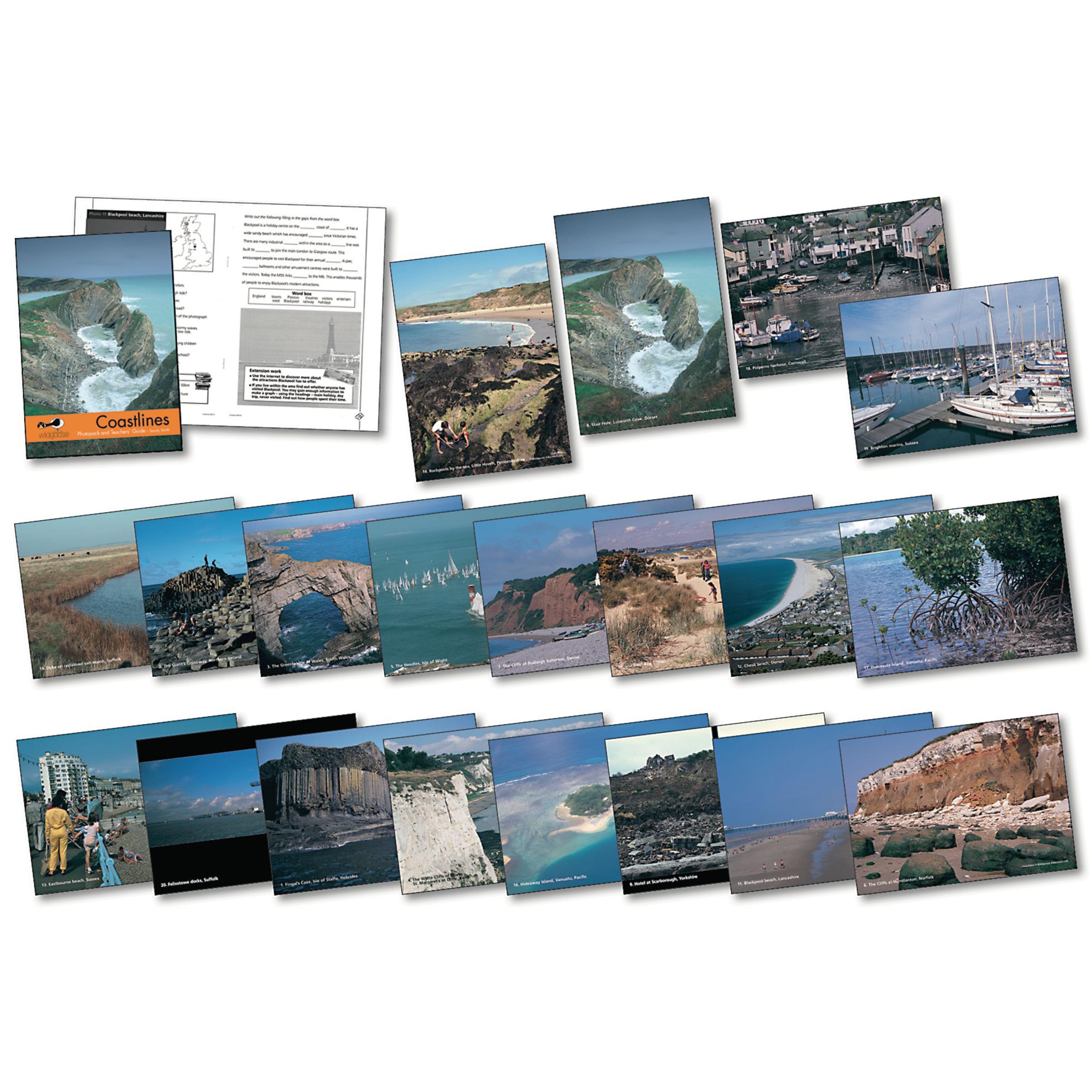 wildgoose Coastlines Photo Pack and Book