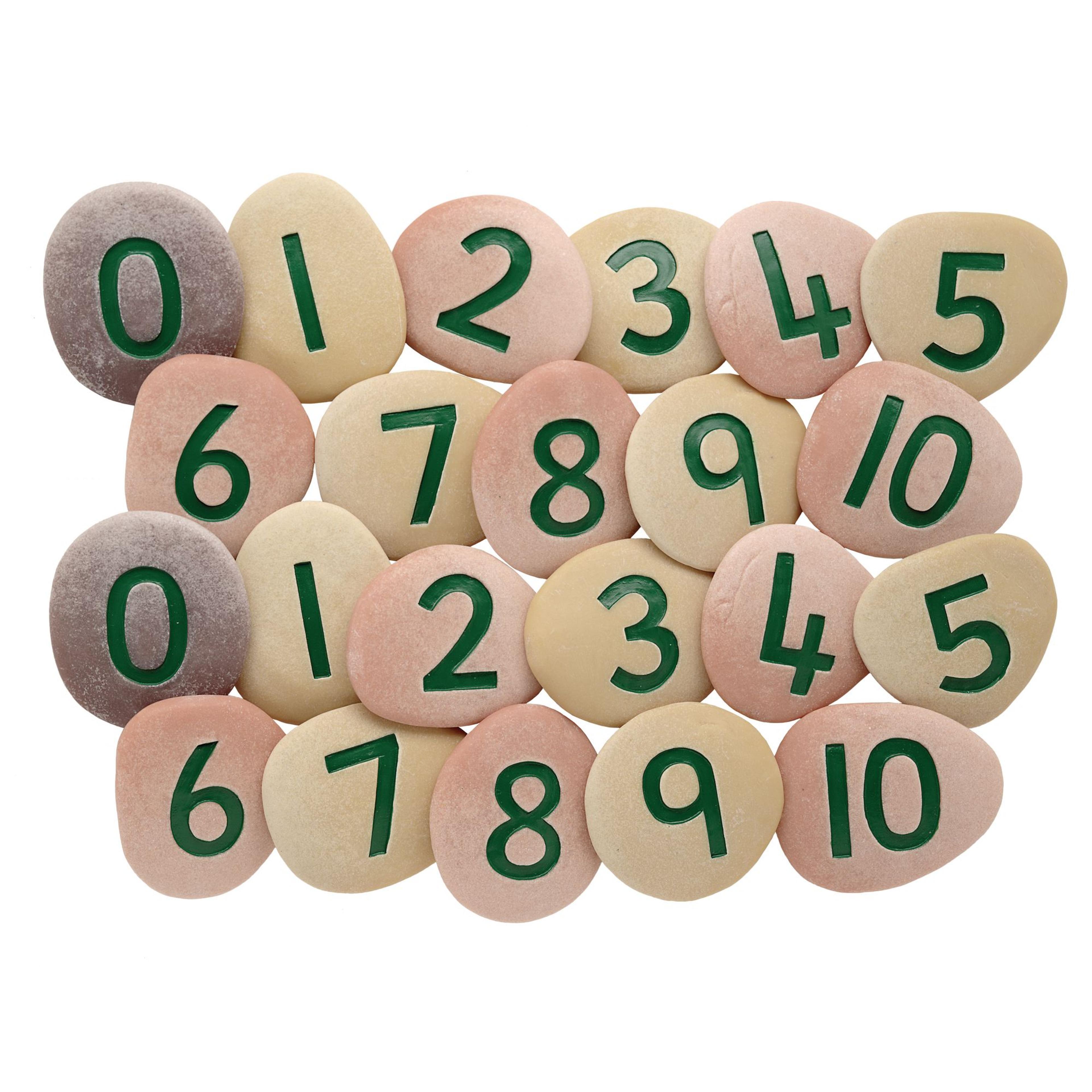 Yellow Door Jumbo Number Pebbles