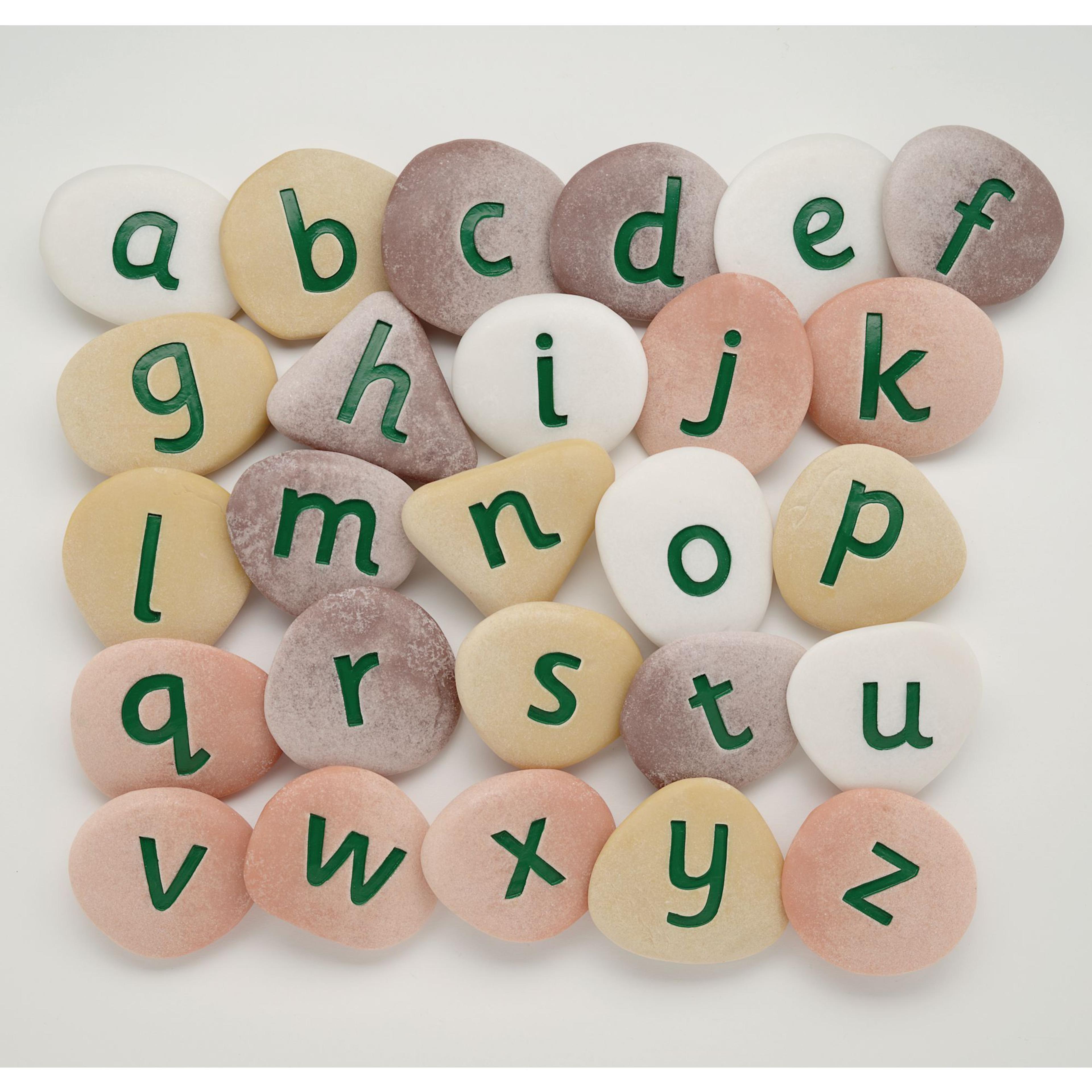 Yellow Door Resin Jumbo Alphabet Pebbles