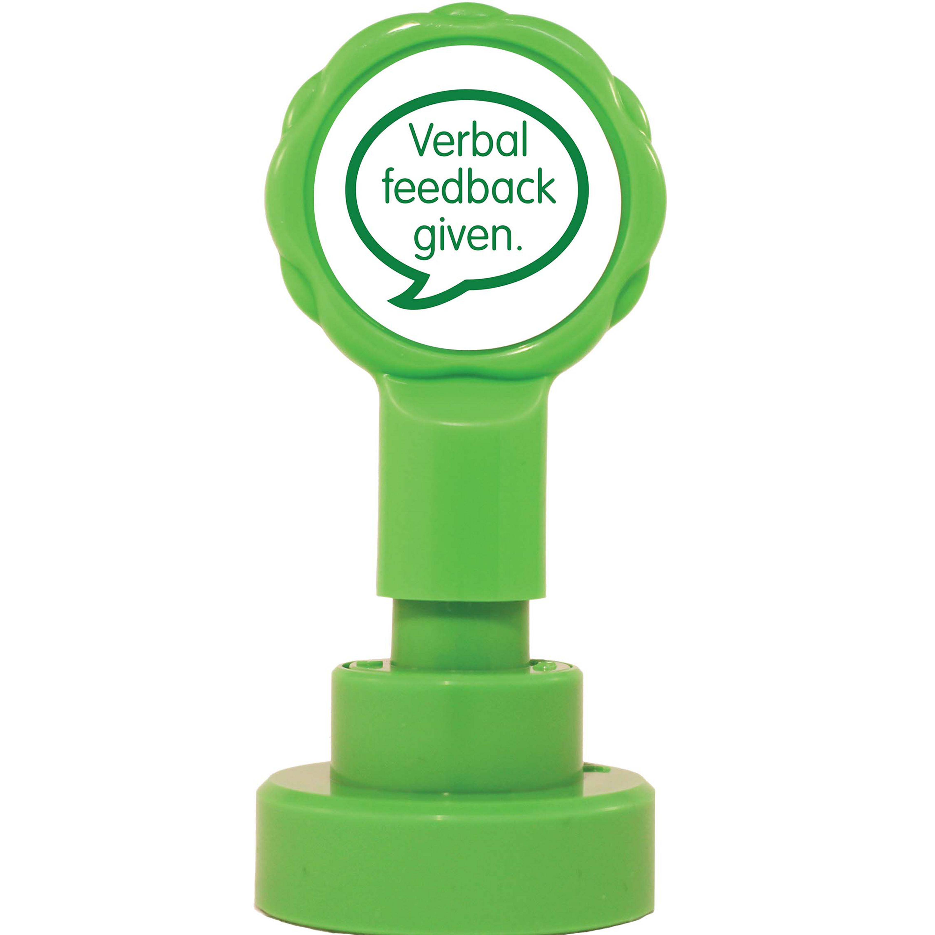Xclamations Stamp - Verbal Feedback Given - Pack of 1