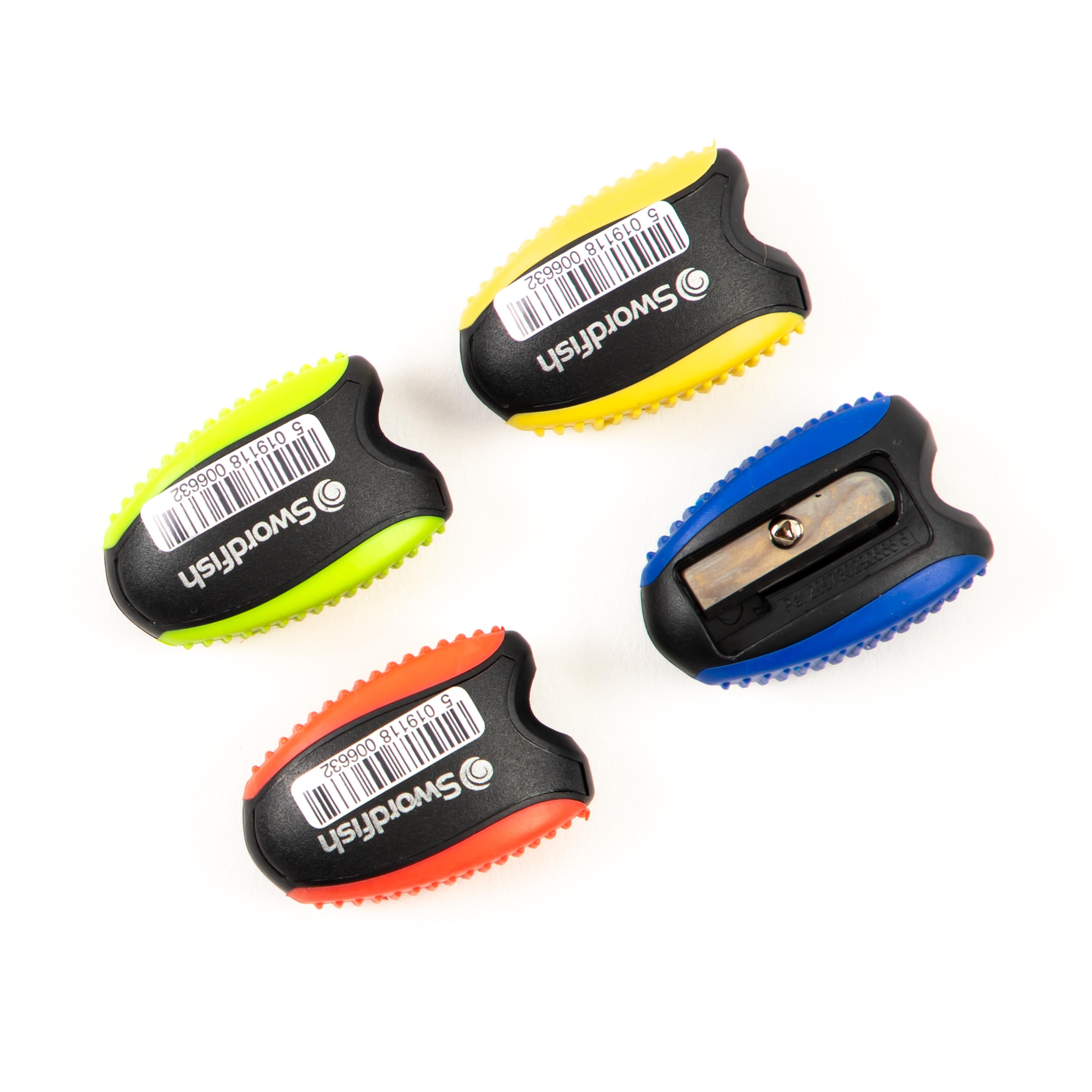  Snopake Soft Grip Single Hole Sharpener - Pack of 36