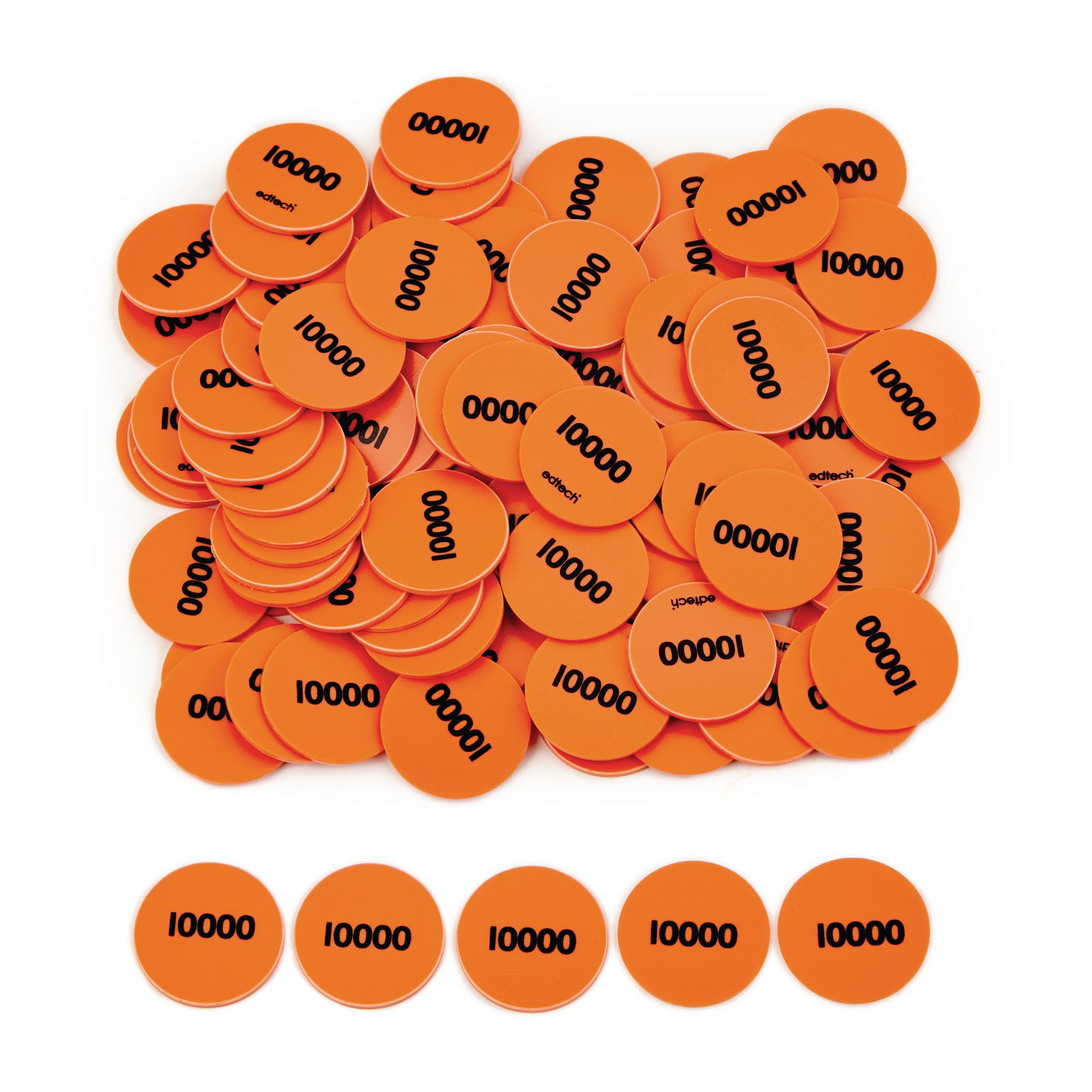 10,000s Place Value Counters from Hope Education
