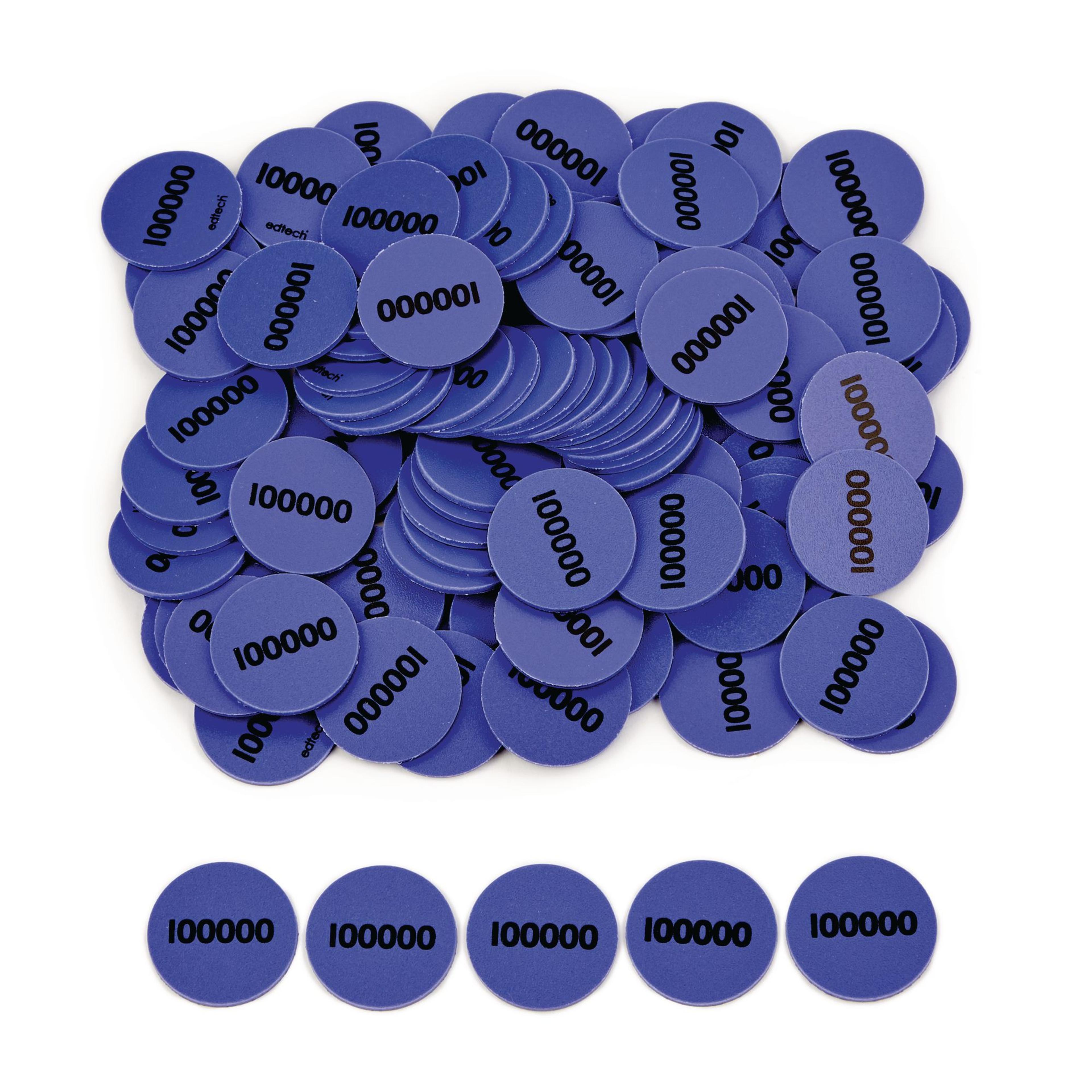 100,000s Place Value Counters from Hope Education