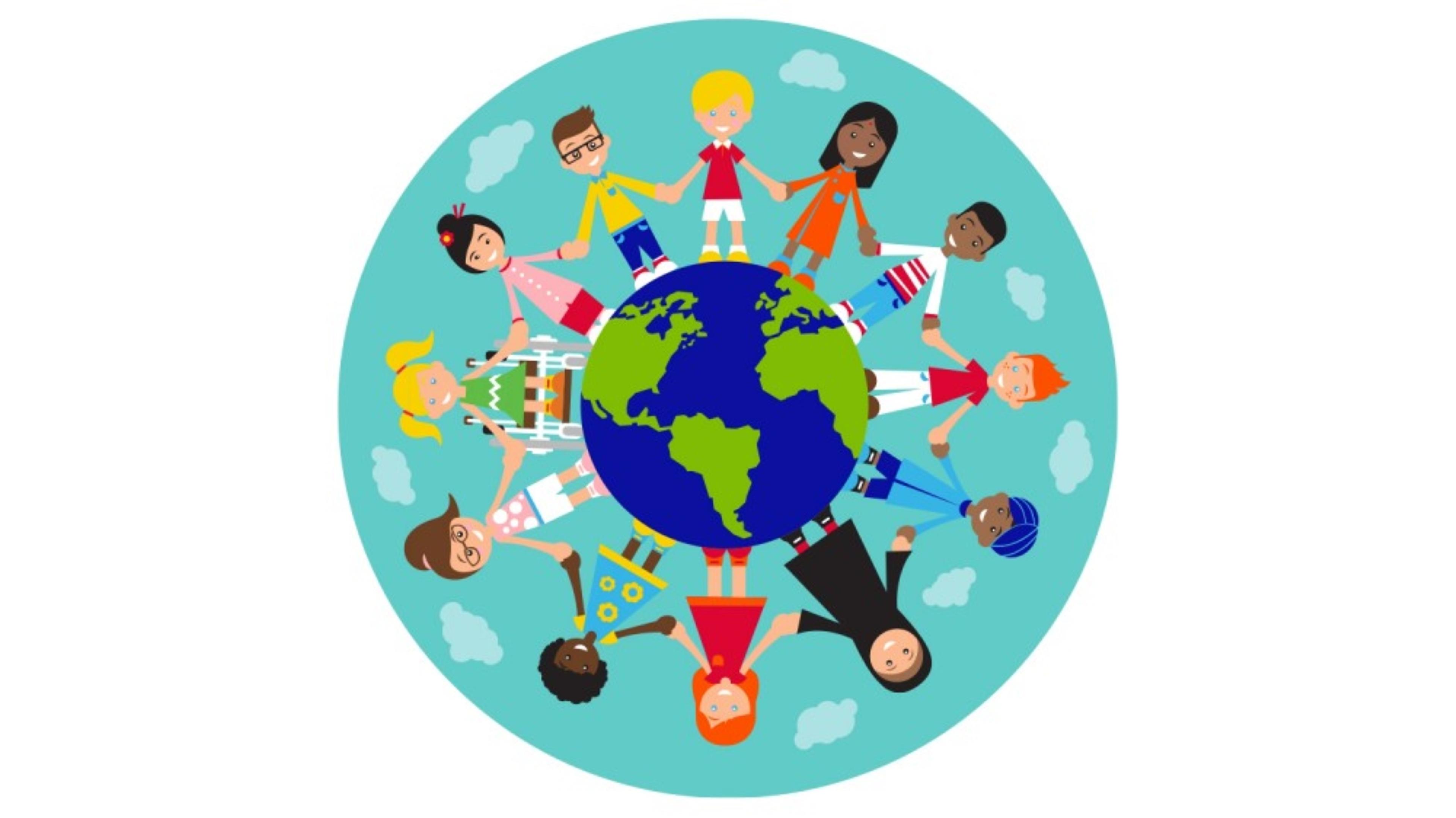 Kit for Kids Children of the World Play Mat - Teal
