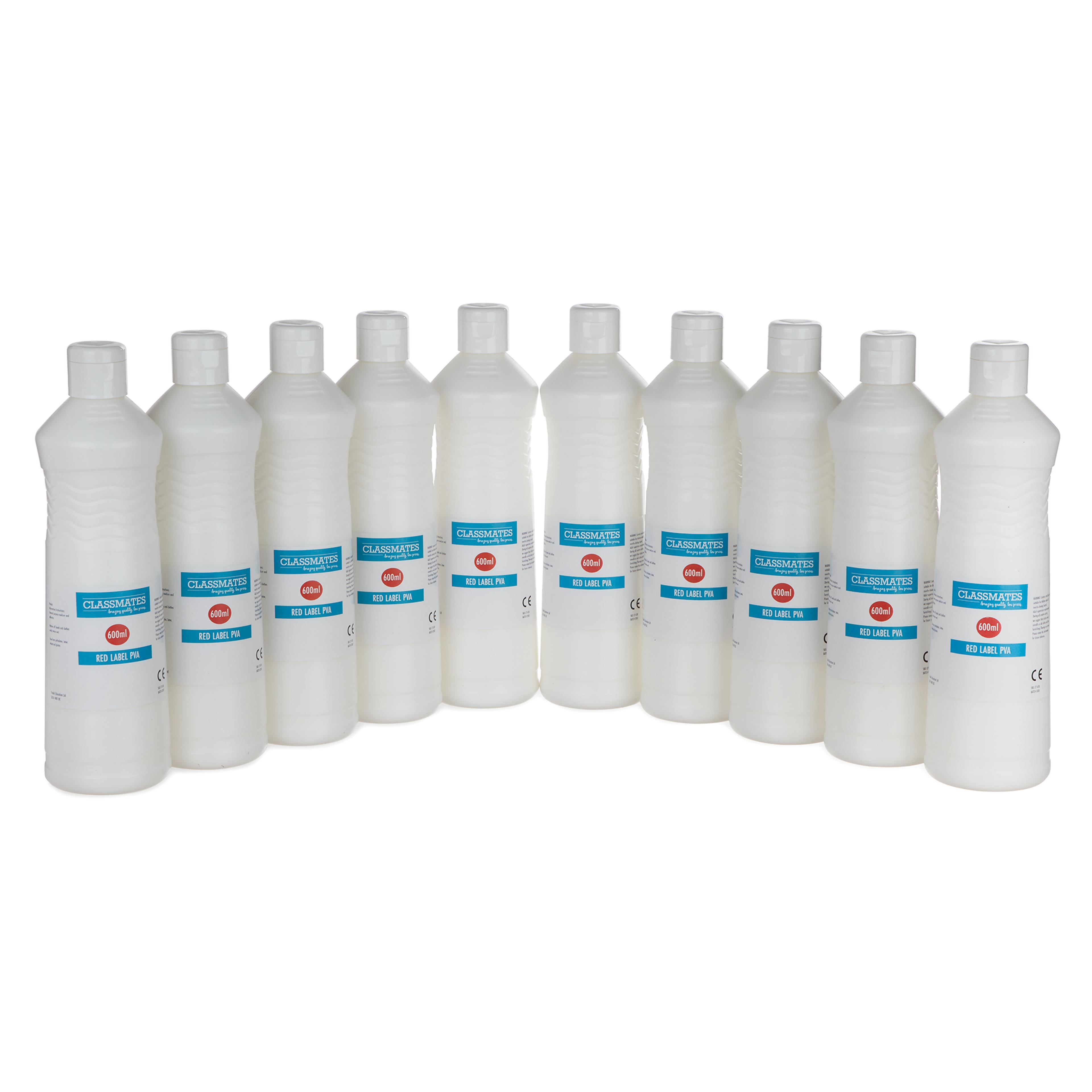 Classmates PVA Glue - Red Label - 600ml - Pack of 10