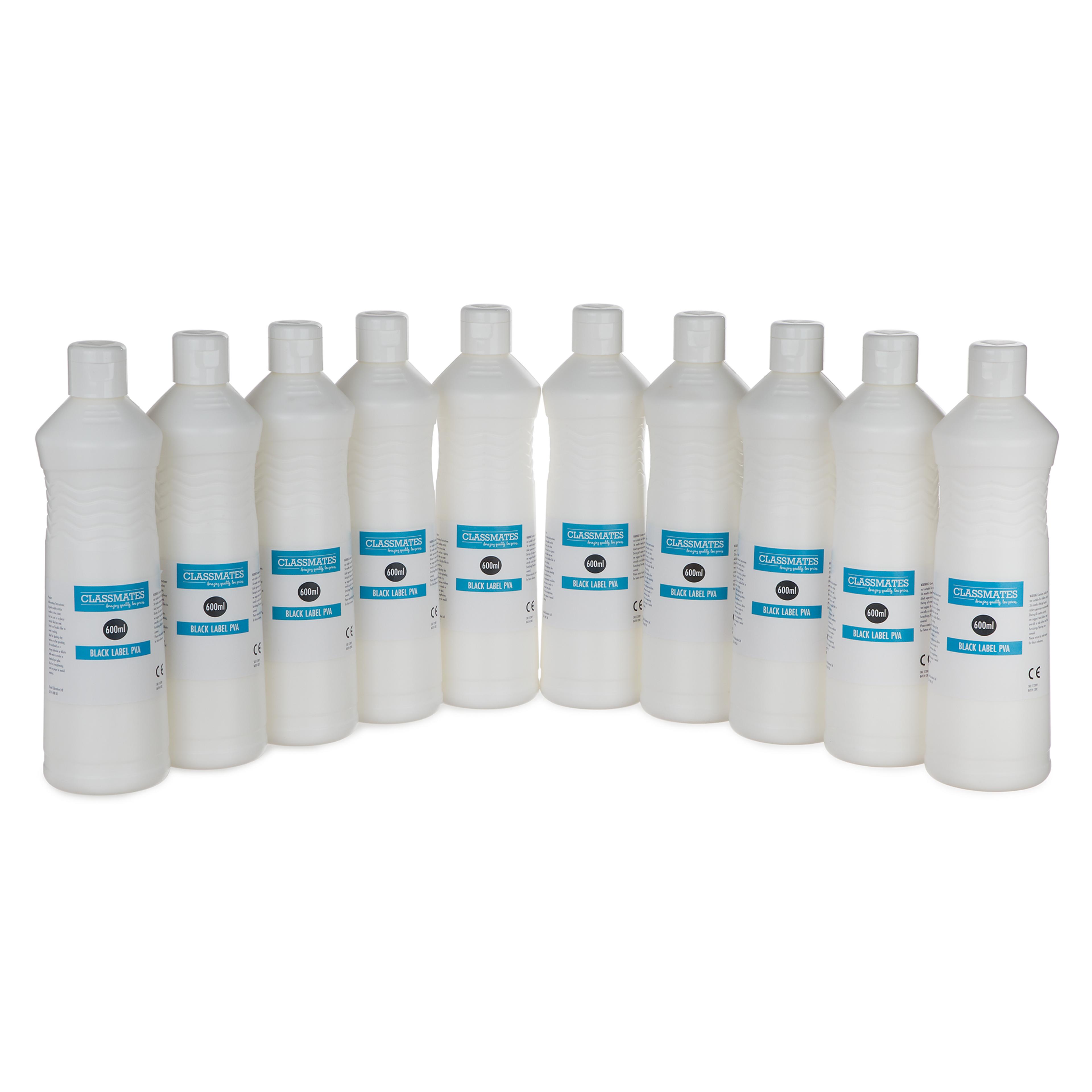 Classmates PVA Glue - Black Label - 600ml - Pack of 10