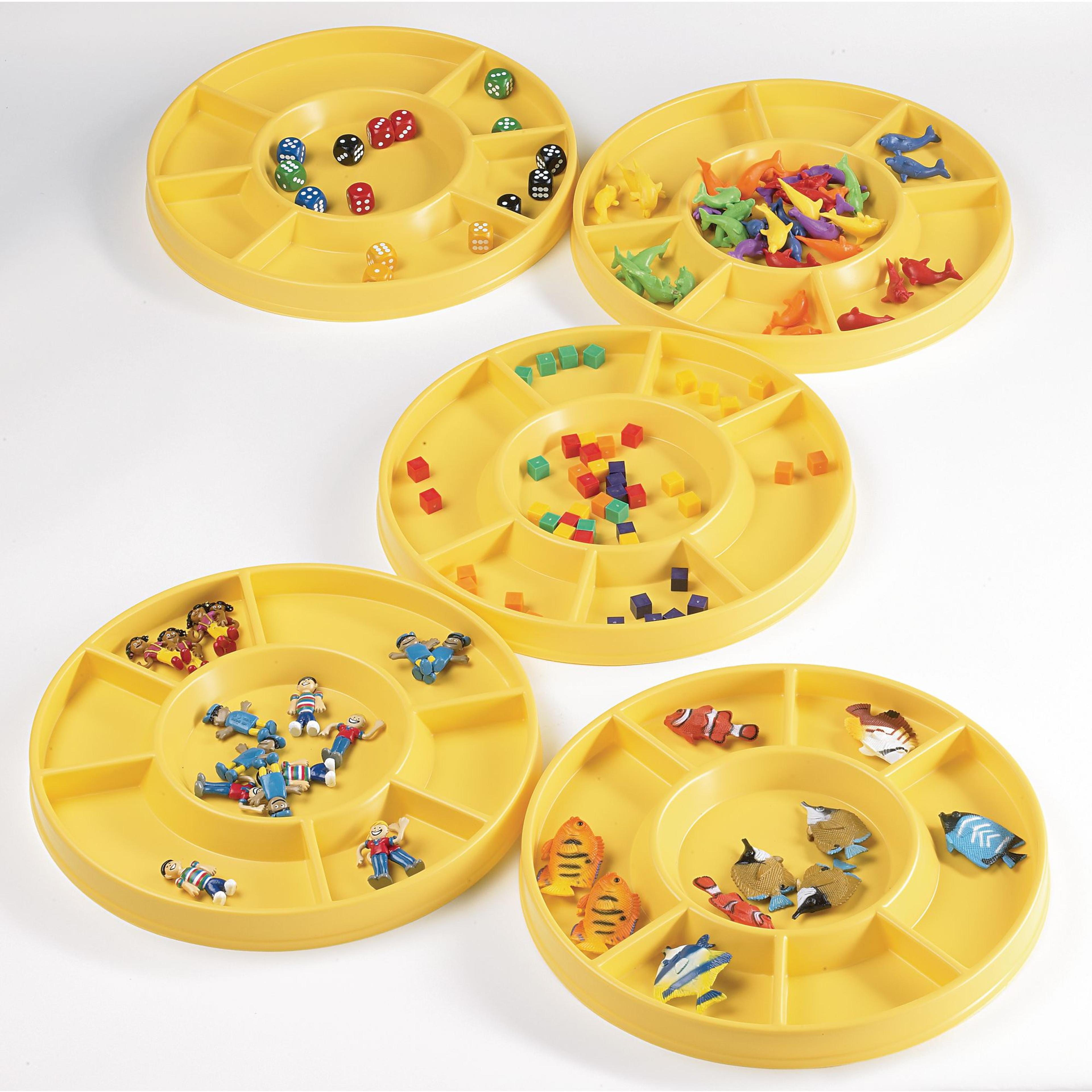 edx education Round Sorting Tray - Pack of 5