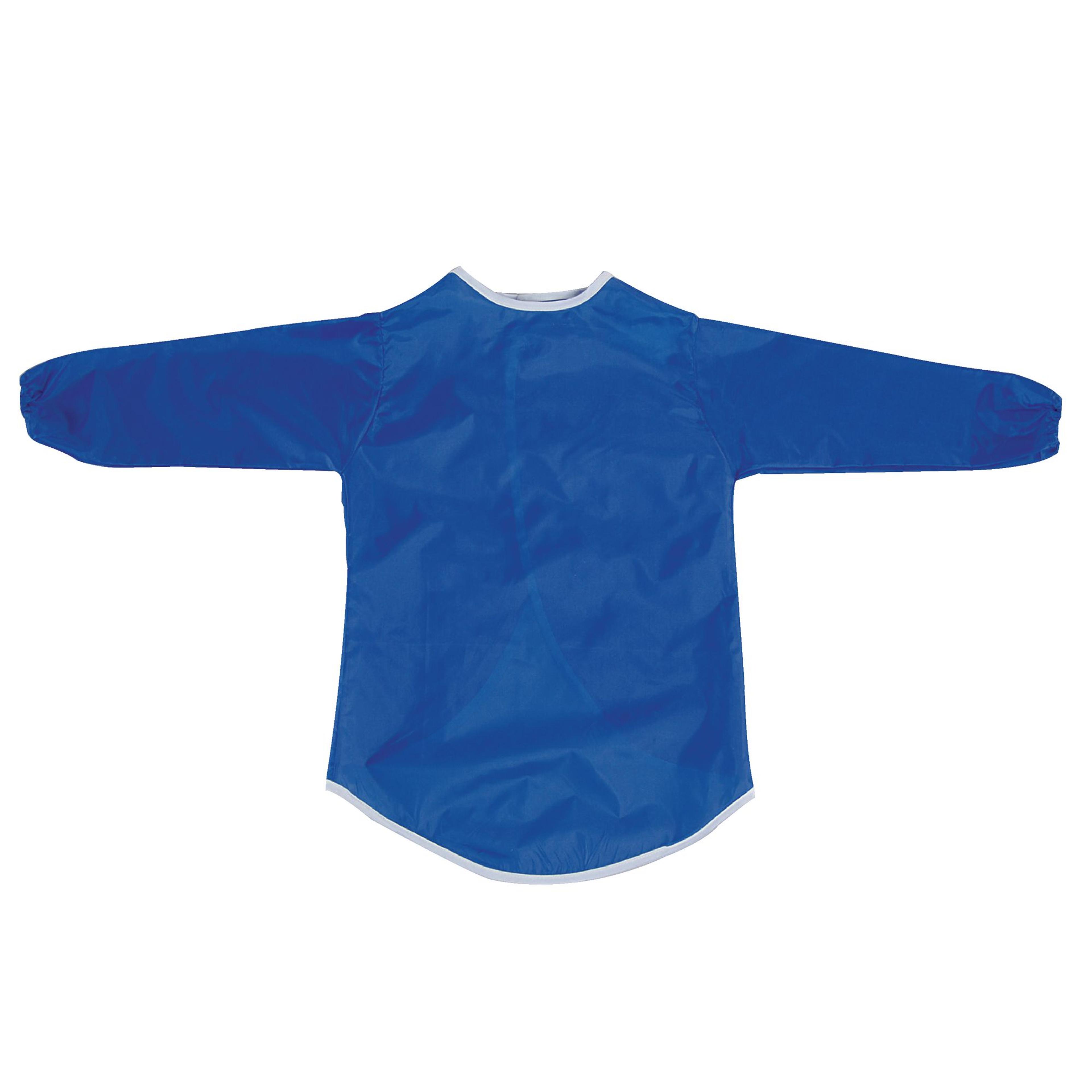 Classmates Nylon Smock - Blue - X Small (18-24 Months)