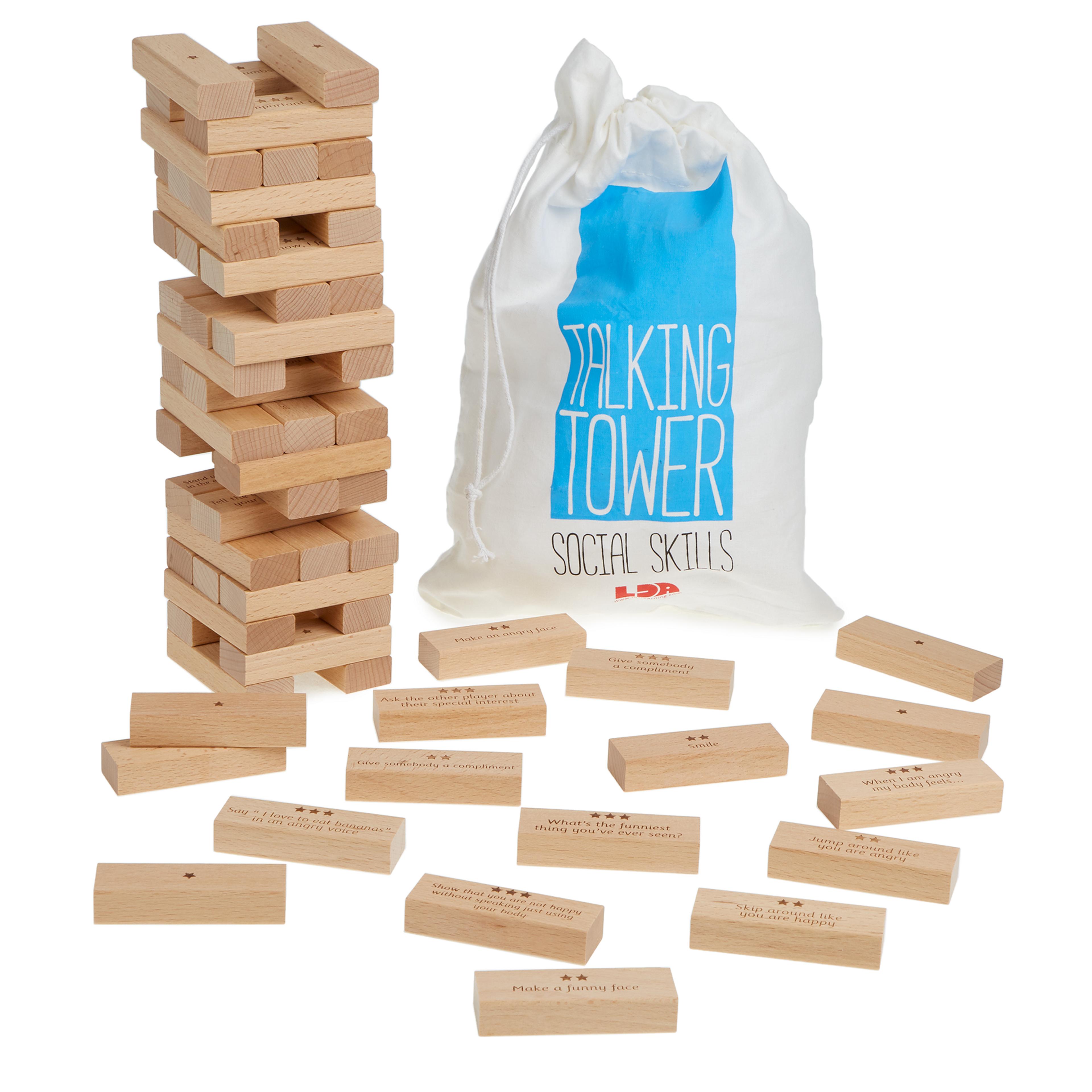 LDA Wood Talking Tower Social Skills