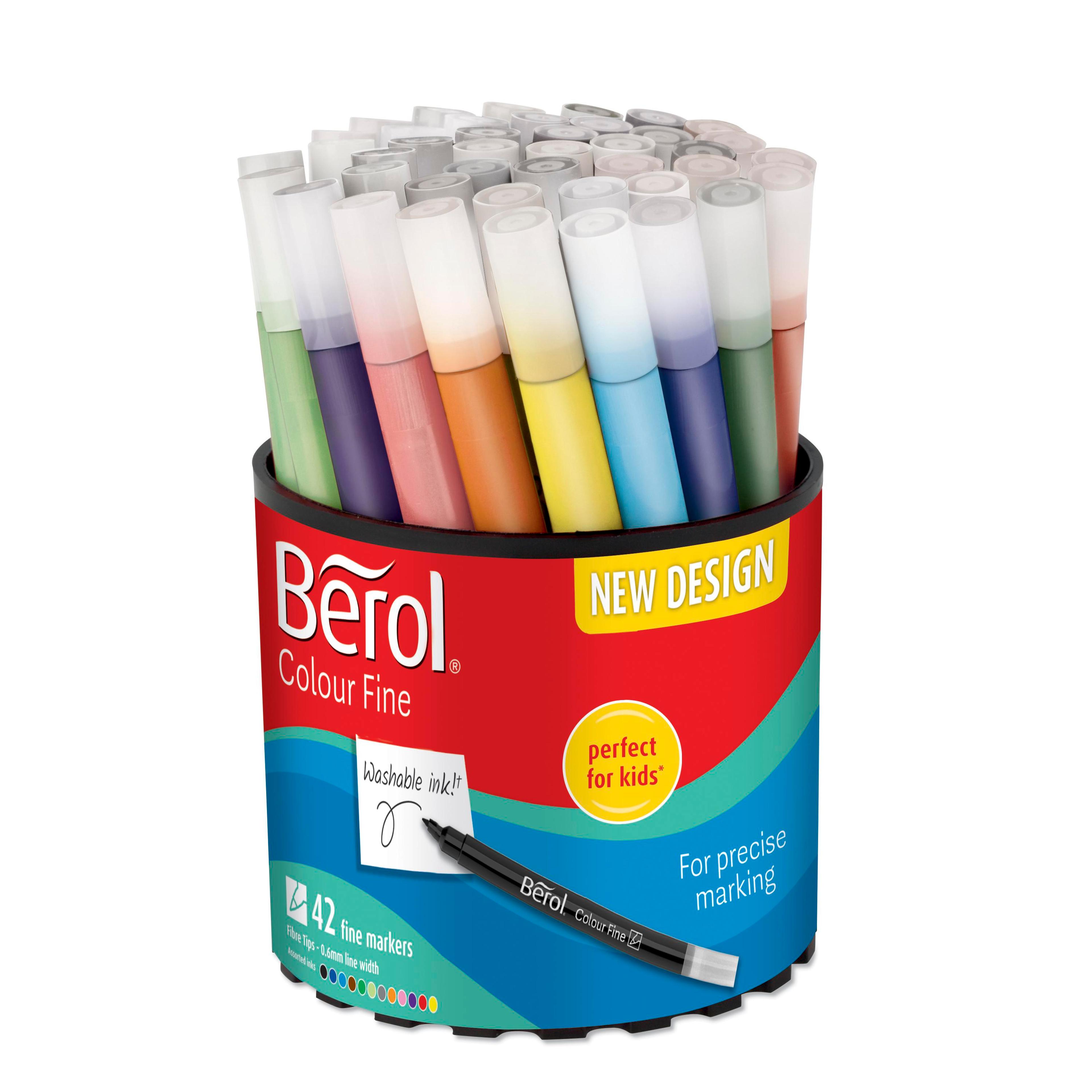 Berol Colour Fine Pens - Pack of 42
