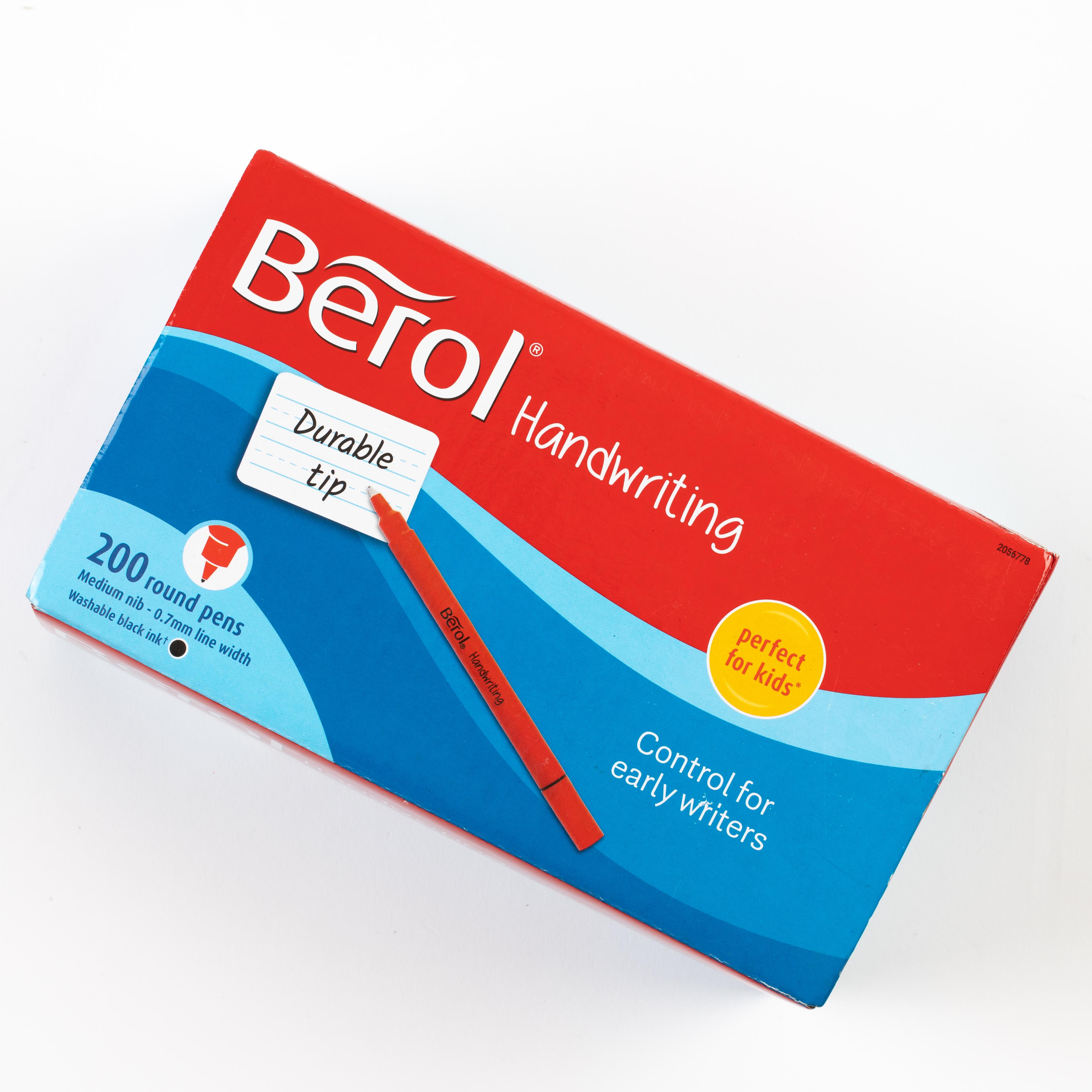 Berol Handwriting Pen - Black - Pack of 200