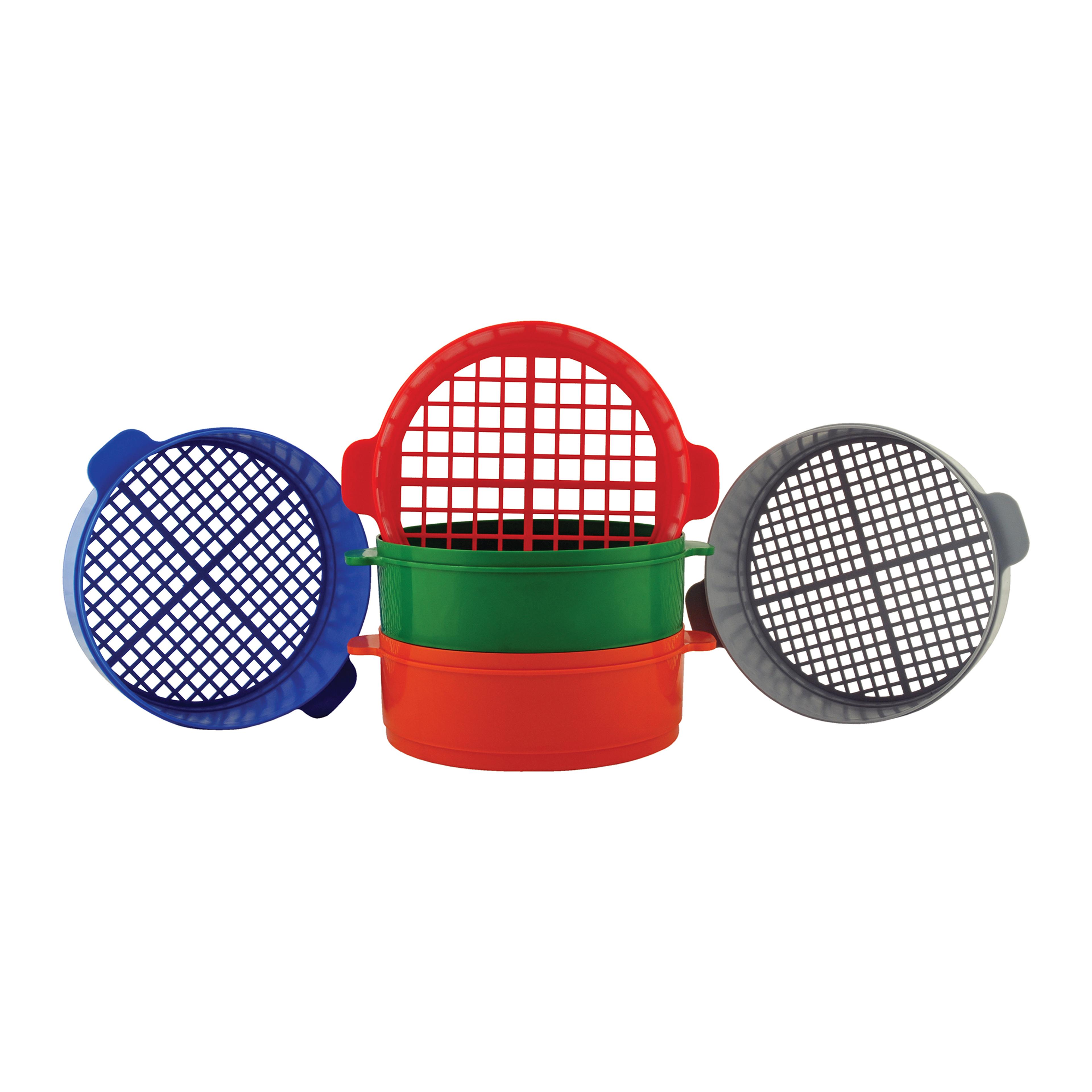 Plastic Sieves - Pack of 5 with Different Meshes