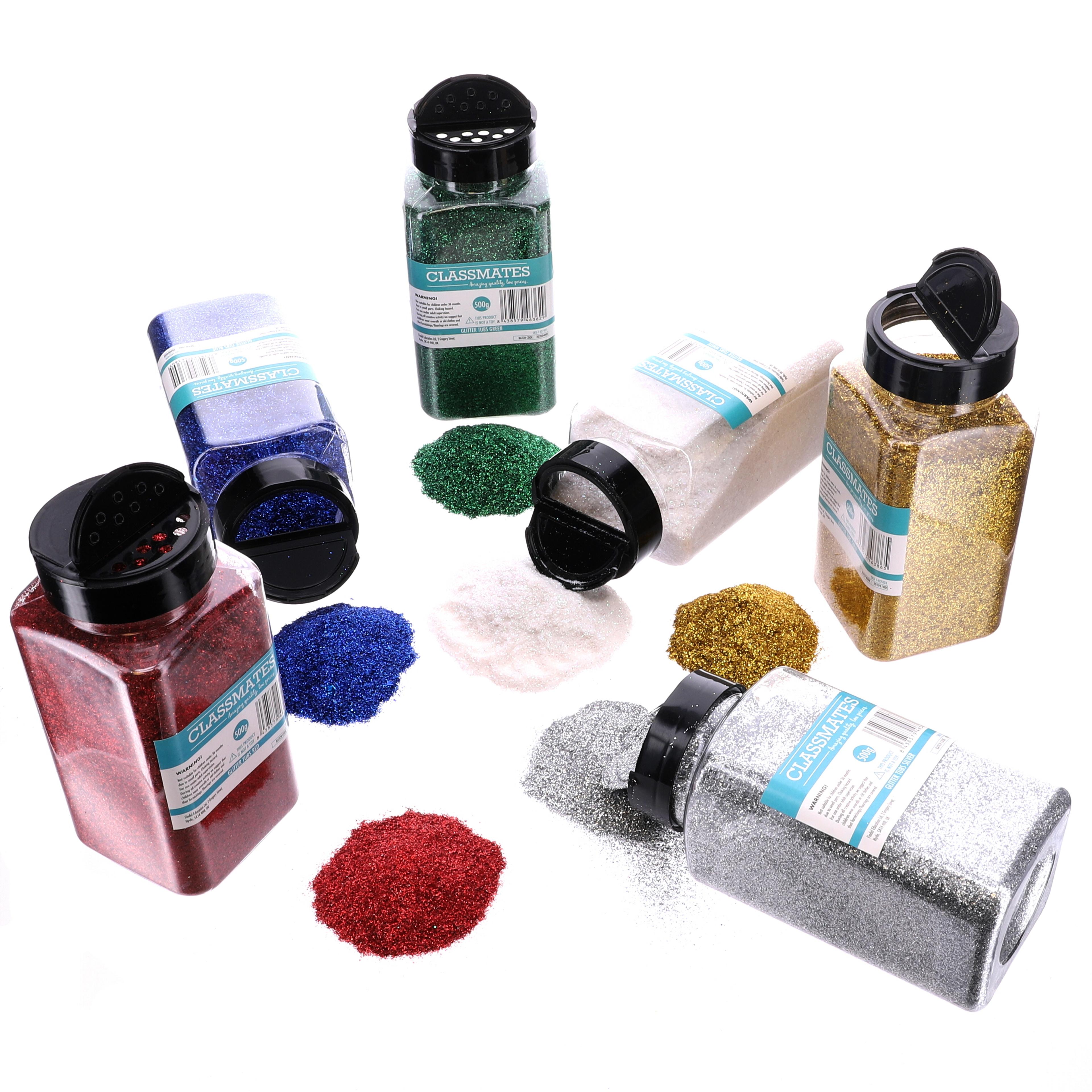 Classmates Glitter - Assorted - 500g - Pack of 6