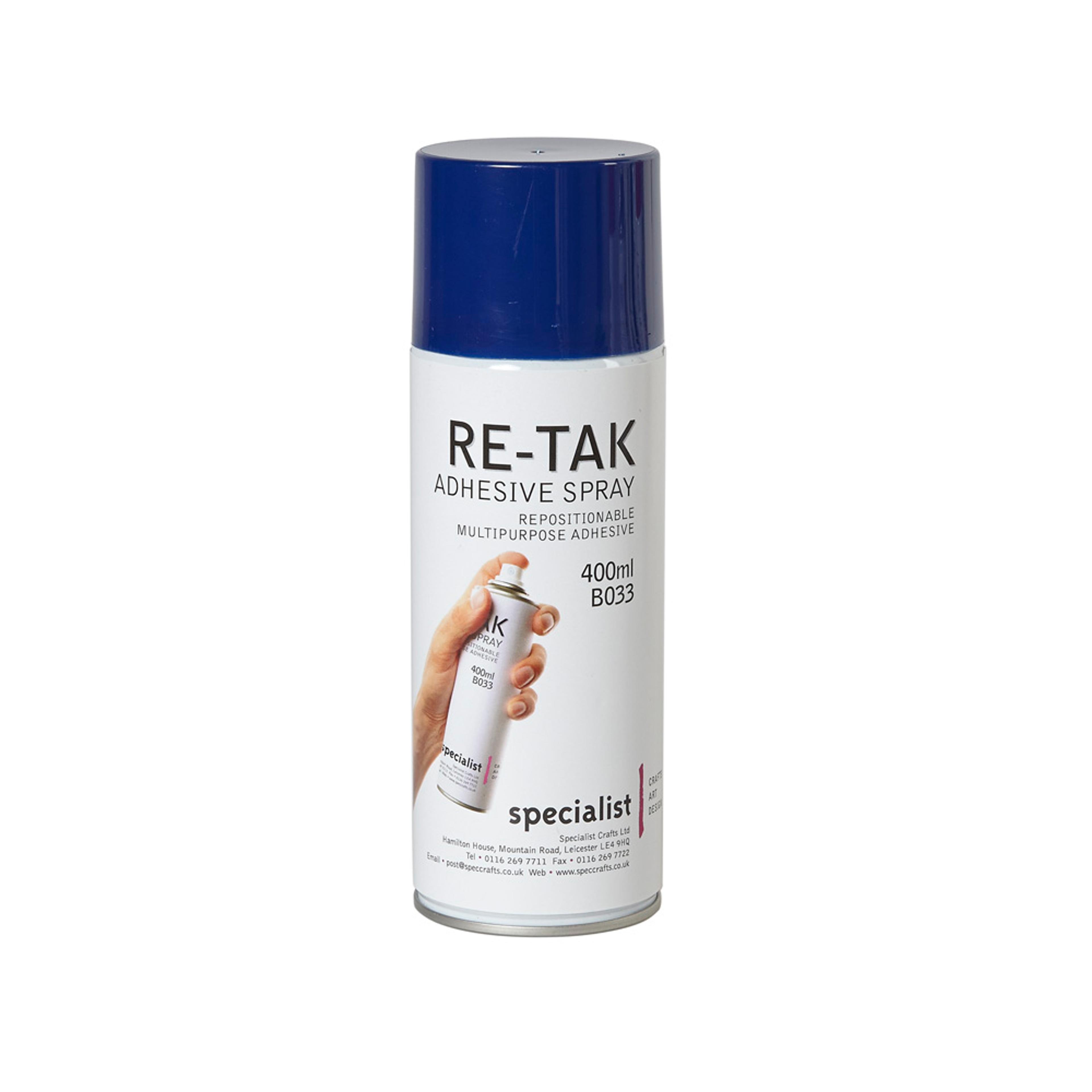 Specialist Crafts Re-Tak Adhesive Spray - 400ml