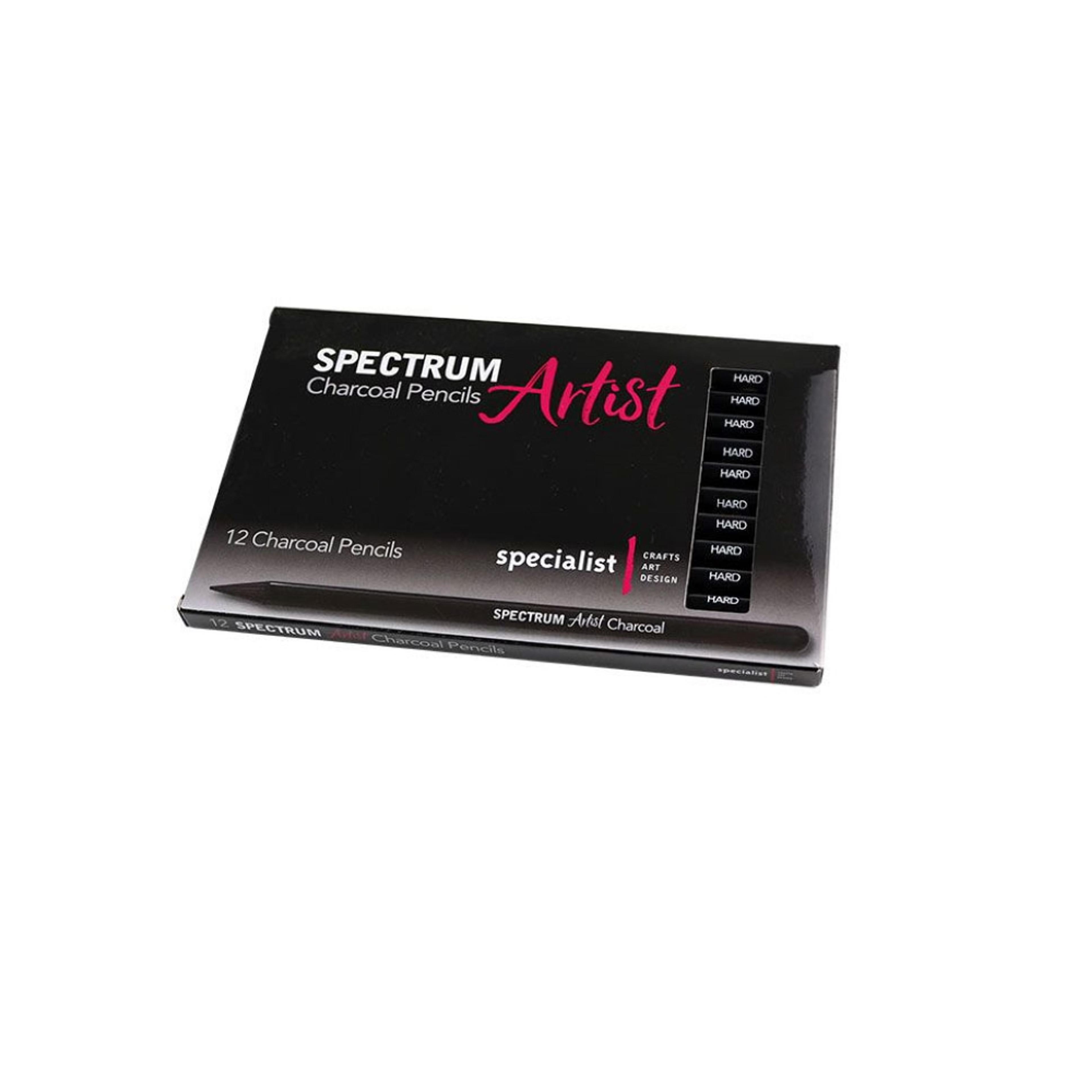 Specialist Crafts Spectrum Artist Charcoal Pencils - Hard