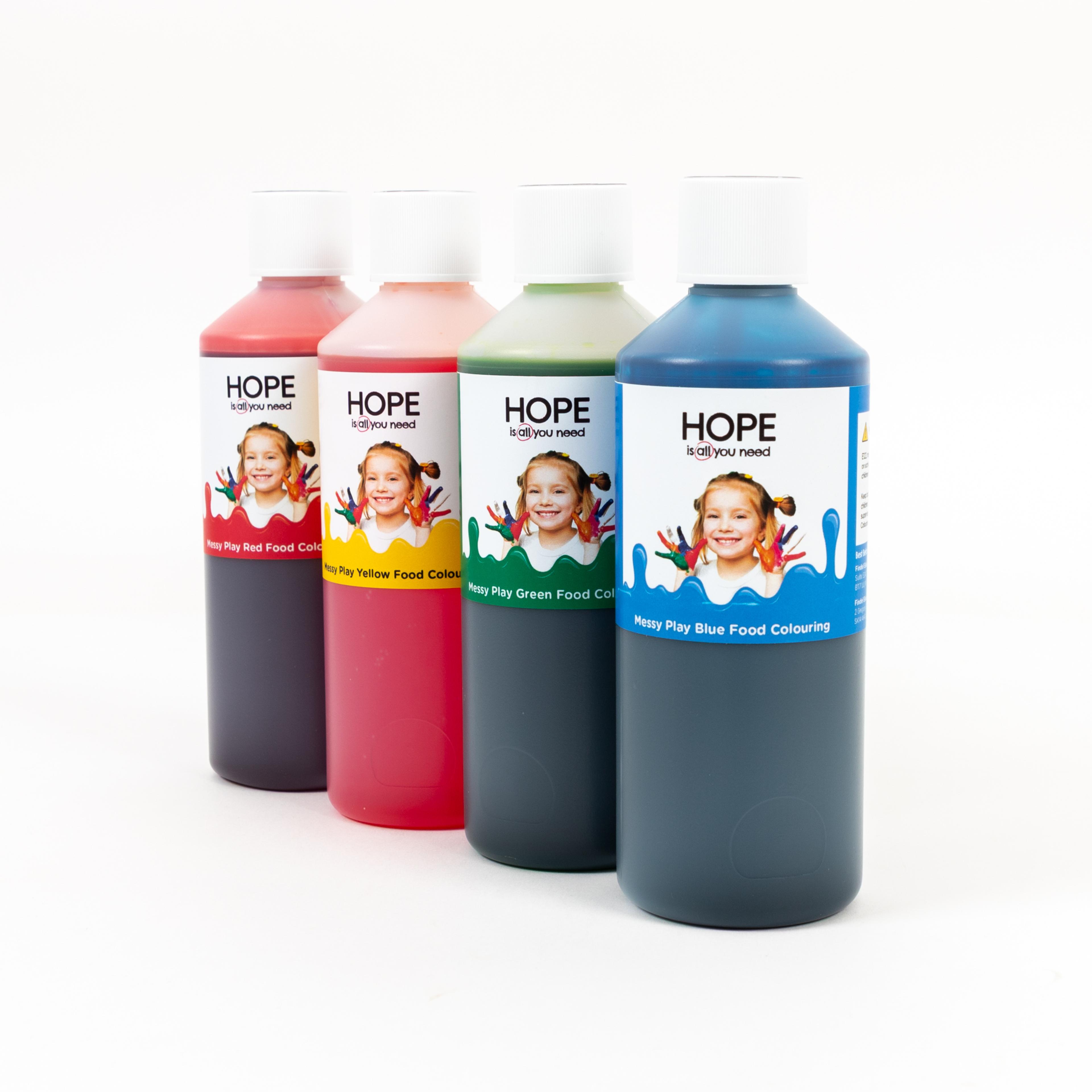 Messy Play Food Colouring from Hope Education - Pack of 4