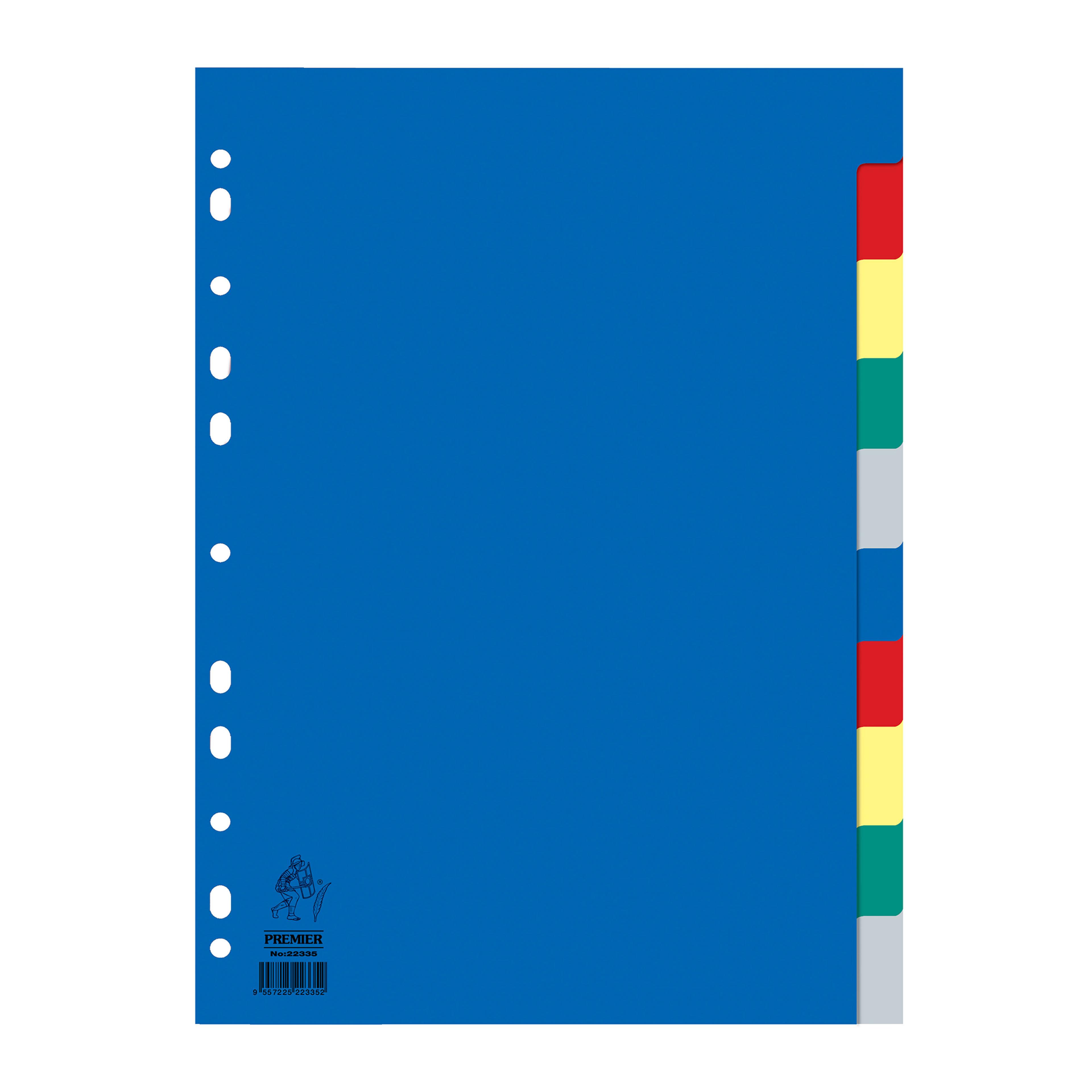 EASTLIGHT Strong 10 PartDivider - A4 - Pack of 1