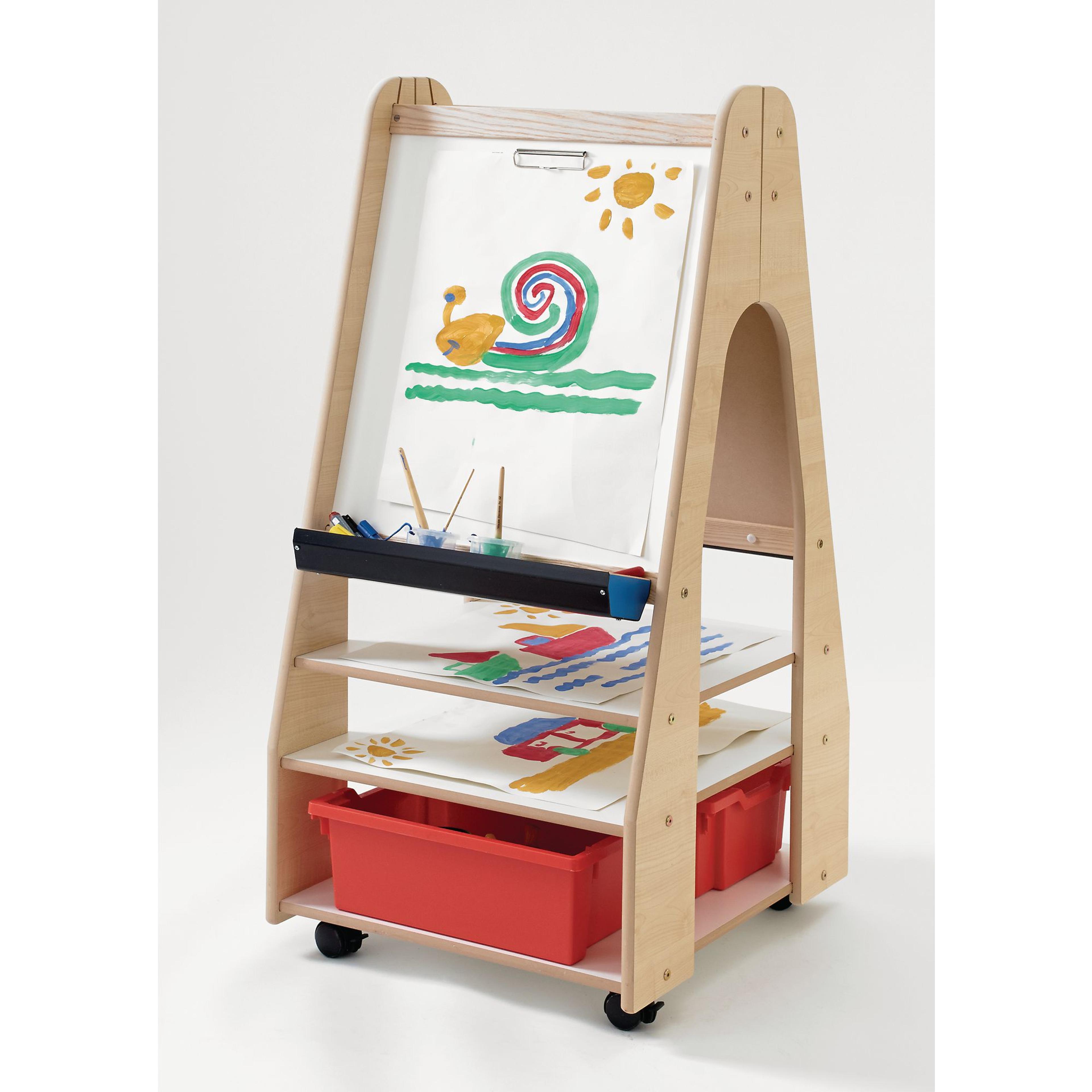 2 Sided Mobile Storage Easel 