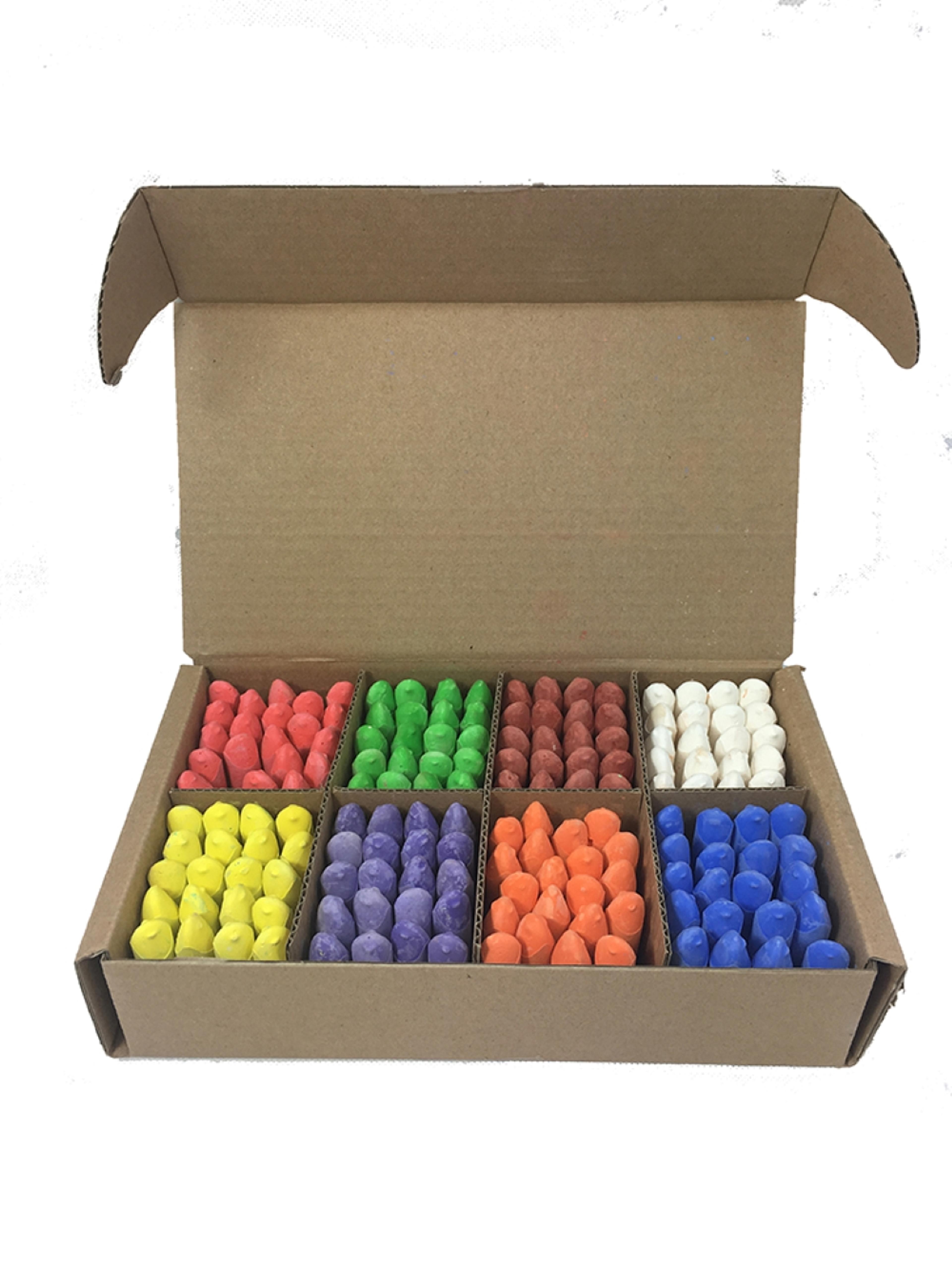 Scola Chunki Chalk - Assorted - Pack of 160
