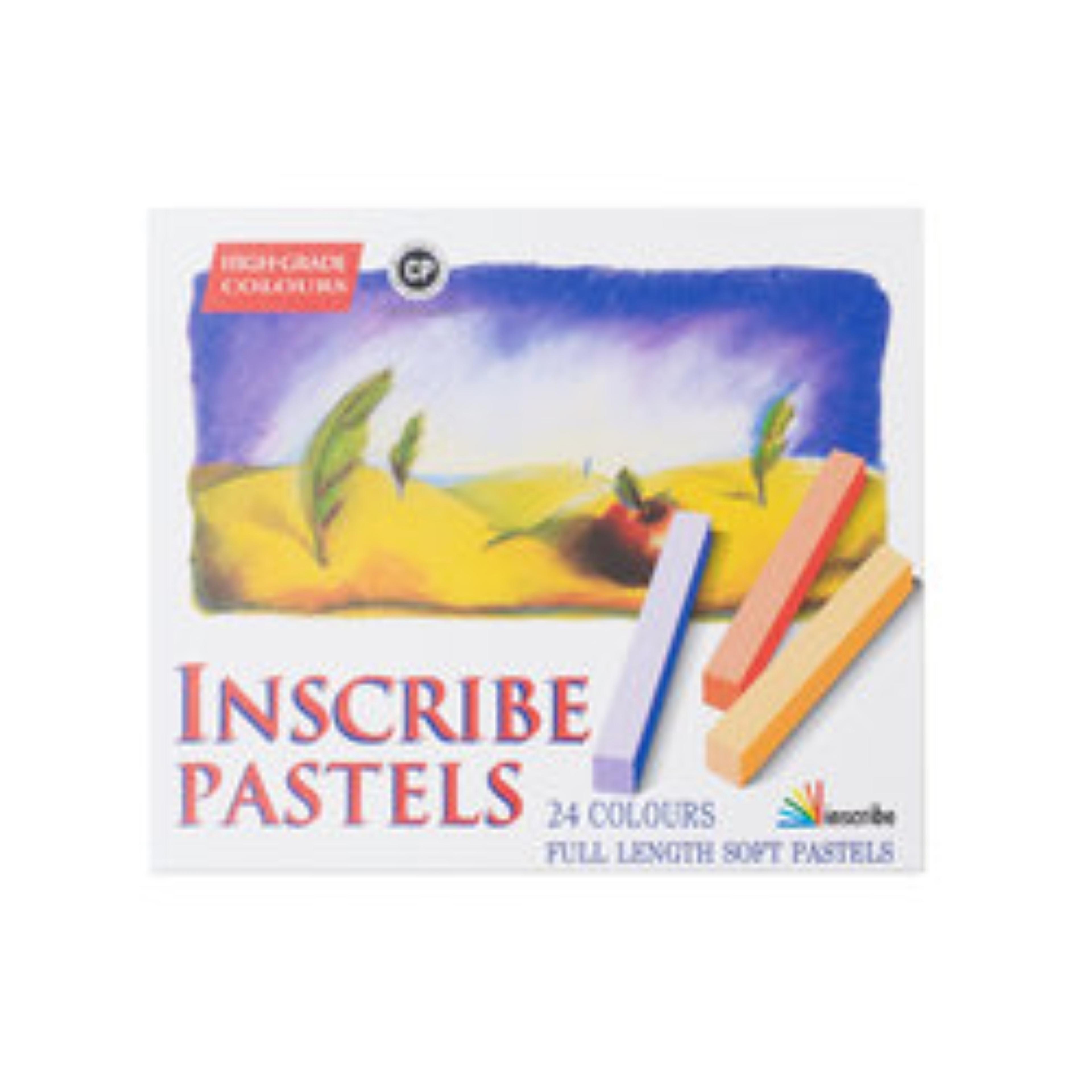 inscribe Soft Pastels - Assorted - Full Size - Pack of 24