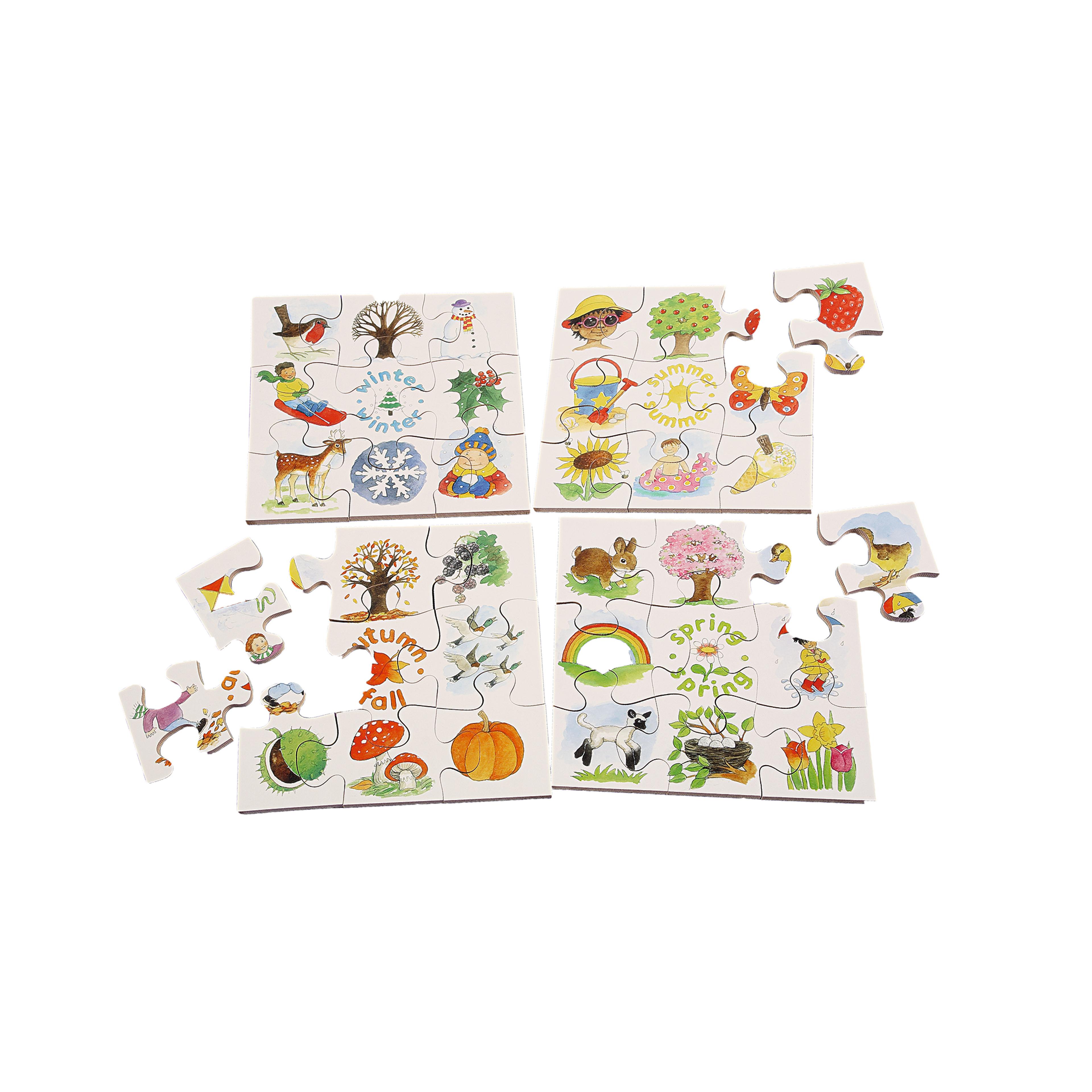 Just Jigsaws Seasons Jigsaws - Pack of 4