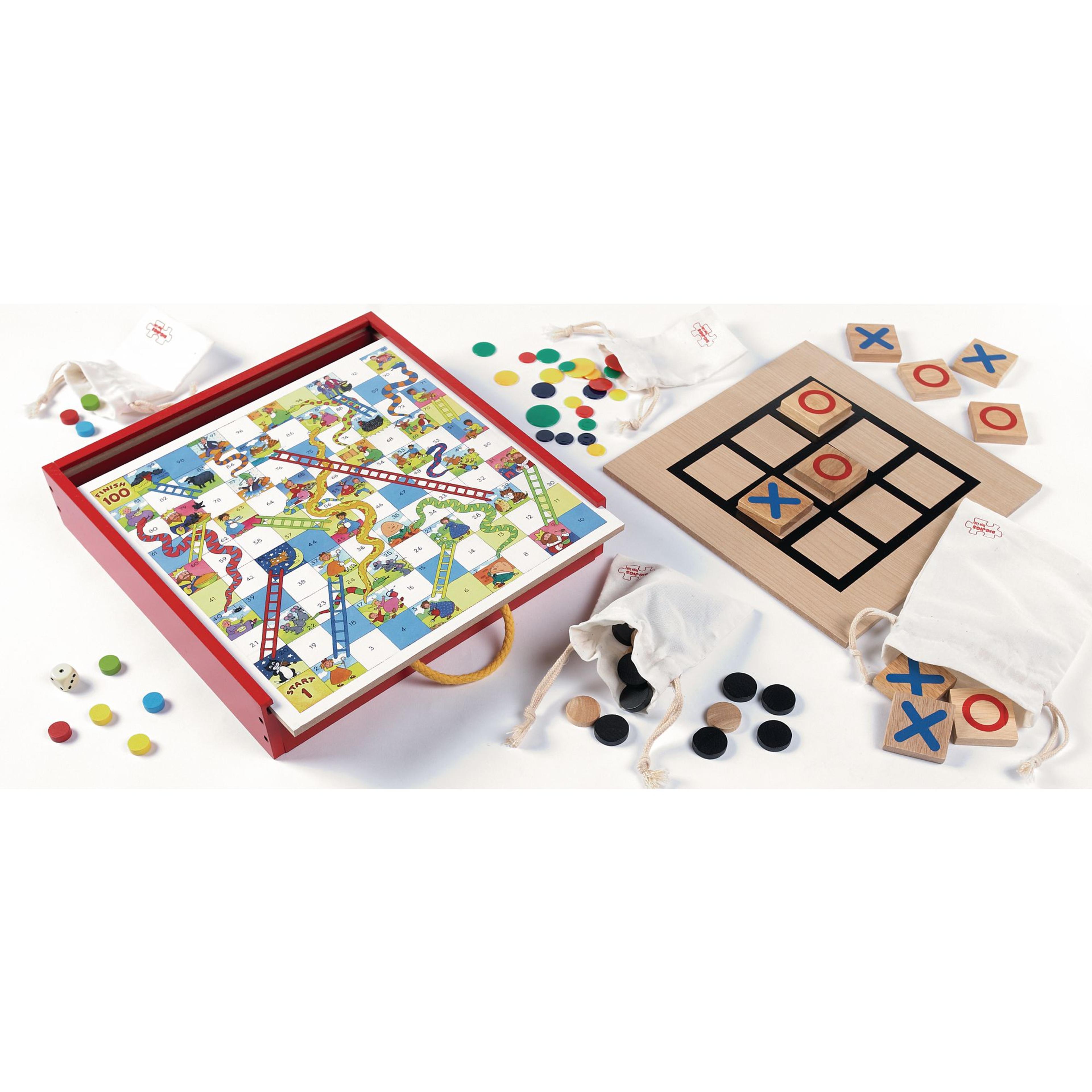 BIGJIGS Toys Games Compendium - Pack 4