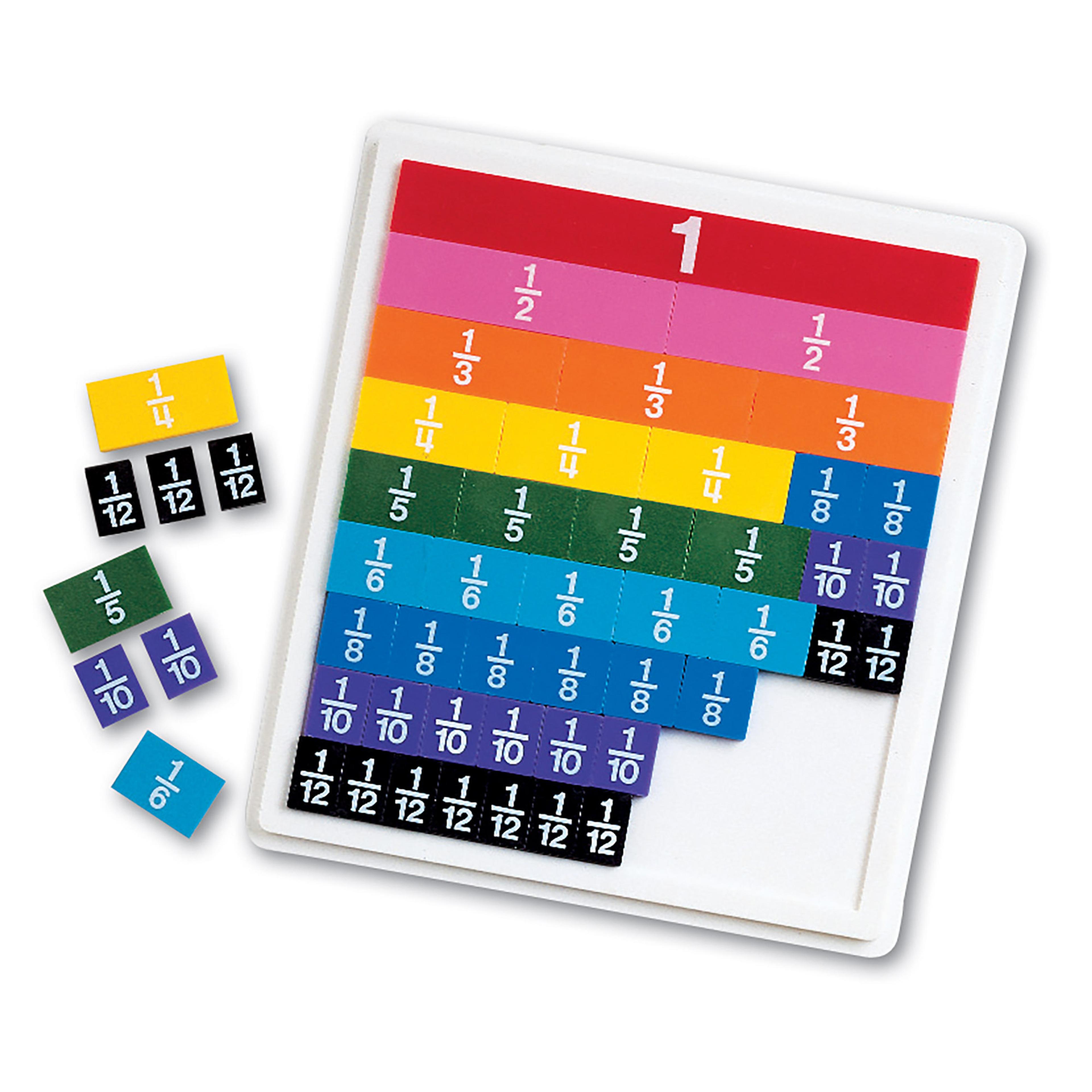 Learning Resources Rainbow Fraction Tiles